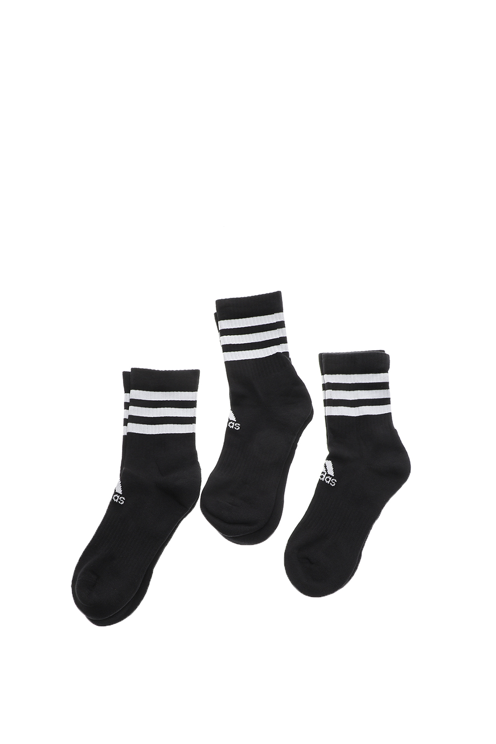adidas Performance - Unisex κάλτσες σετ των 3 adidas Performance 3S CSH μαύρες λευκές