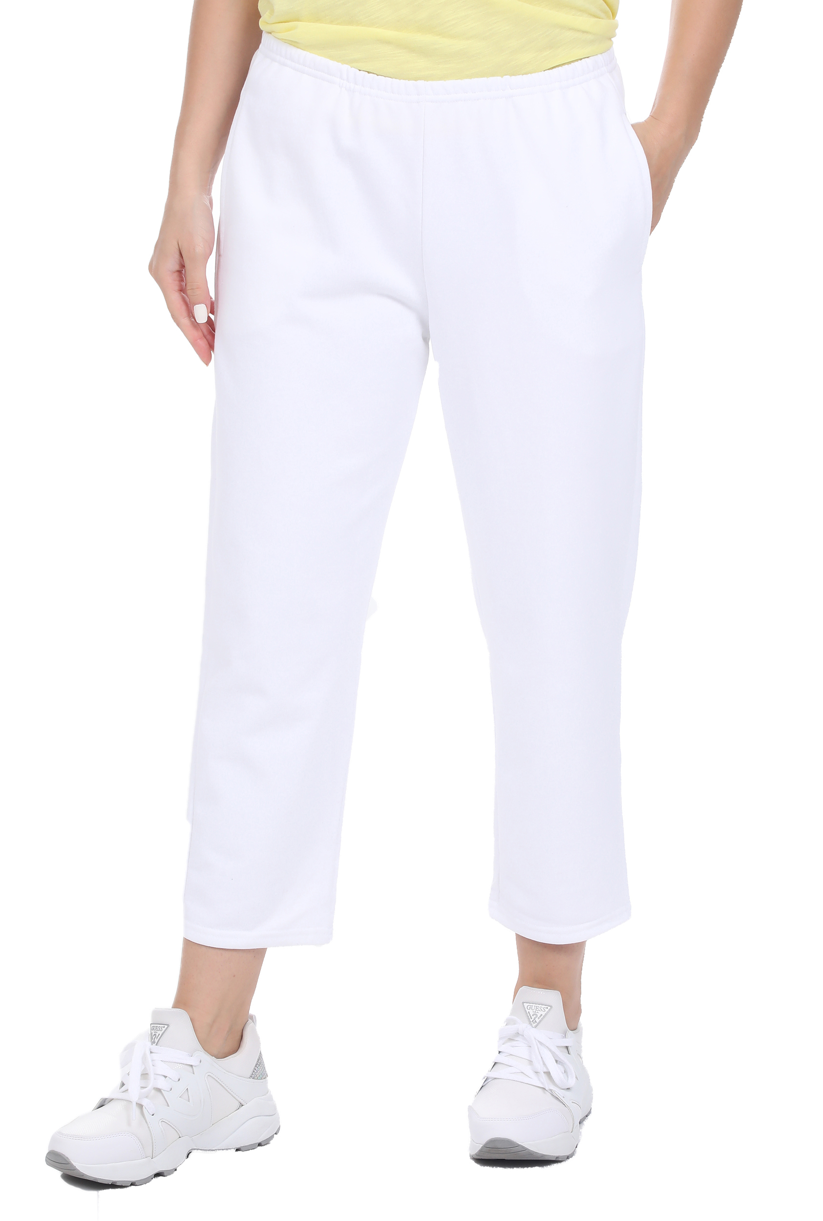 Γυναικεία/Ρούχα/Παντελόνια/Φόρμες AMERICAN VINTAGE - Γυναικείο παντελόνι φόρμας AMERICAN VINTAGE λευκό