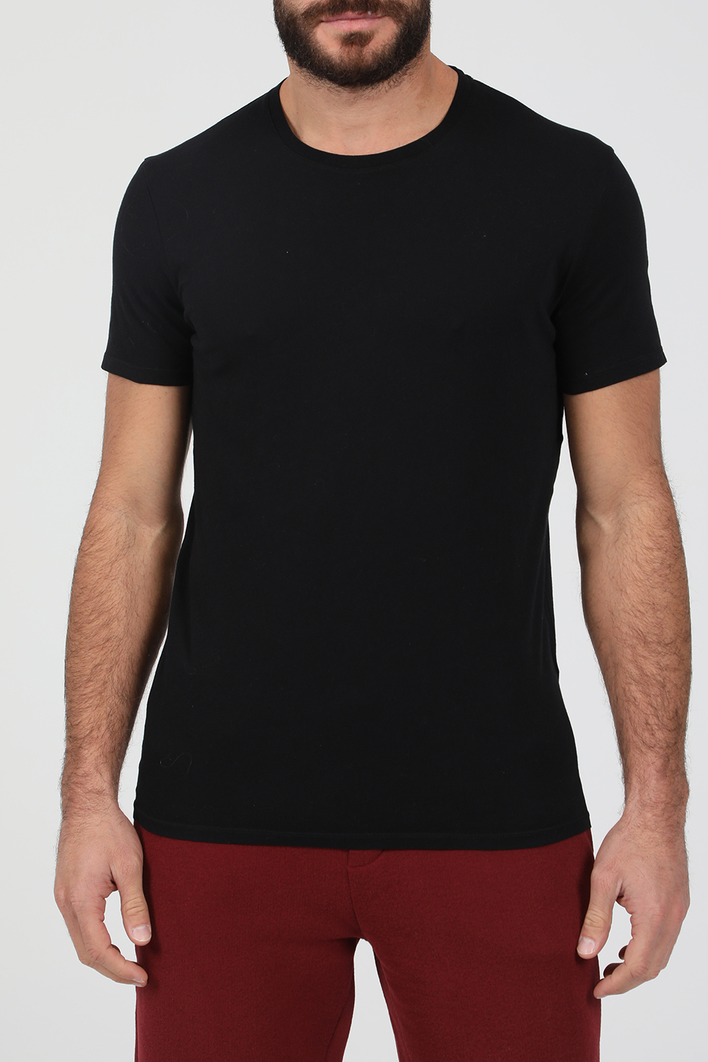 Ανδρικά/Ρούχα/Μπλούζες/Κοντομάνικες AMERICAN VINTAGE - Ανδρική κοντομάνικη μπλούζα AMERICAN VINTAGEμαύρη