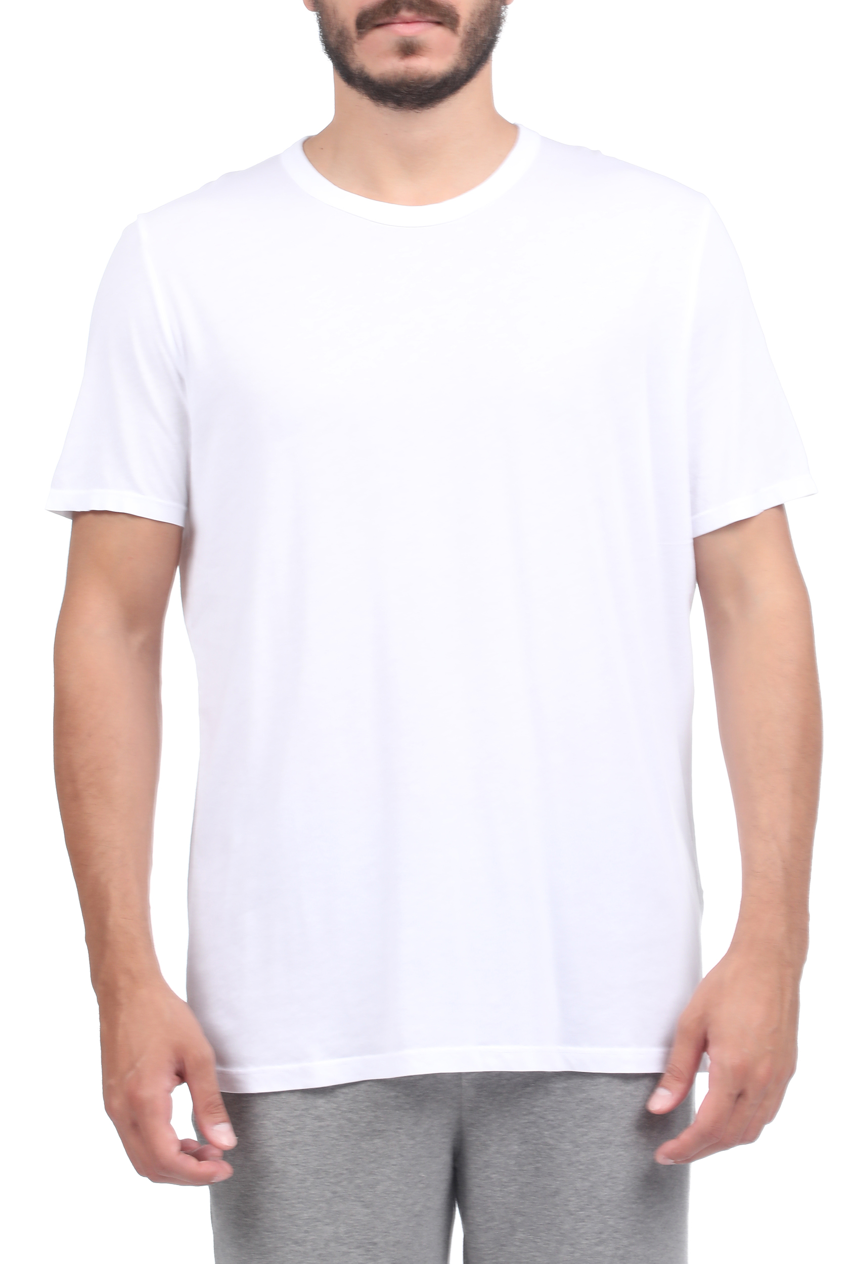 Ανδρικά/Ρούχα/Μπλούζες/Κοντομάνικες AMERICAN VINTAGE - Ανδρικό t-shirt AMERICAN VINTAGE λευκό