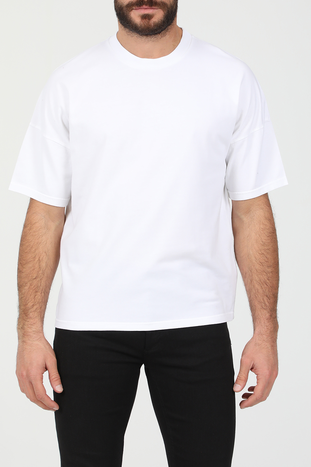 Ανδρικά/Ρούχα/Μπλούζες/Κοντομάνικες AMERICAN VINTAGE - Ανδρικό t-shirt AMERICAN VINTAGE λευκό