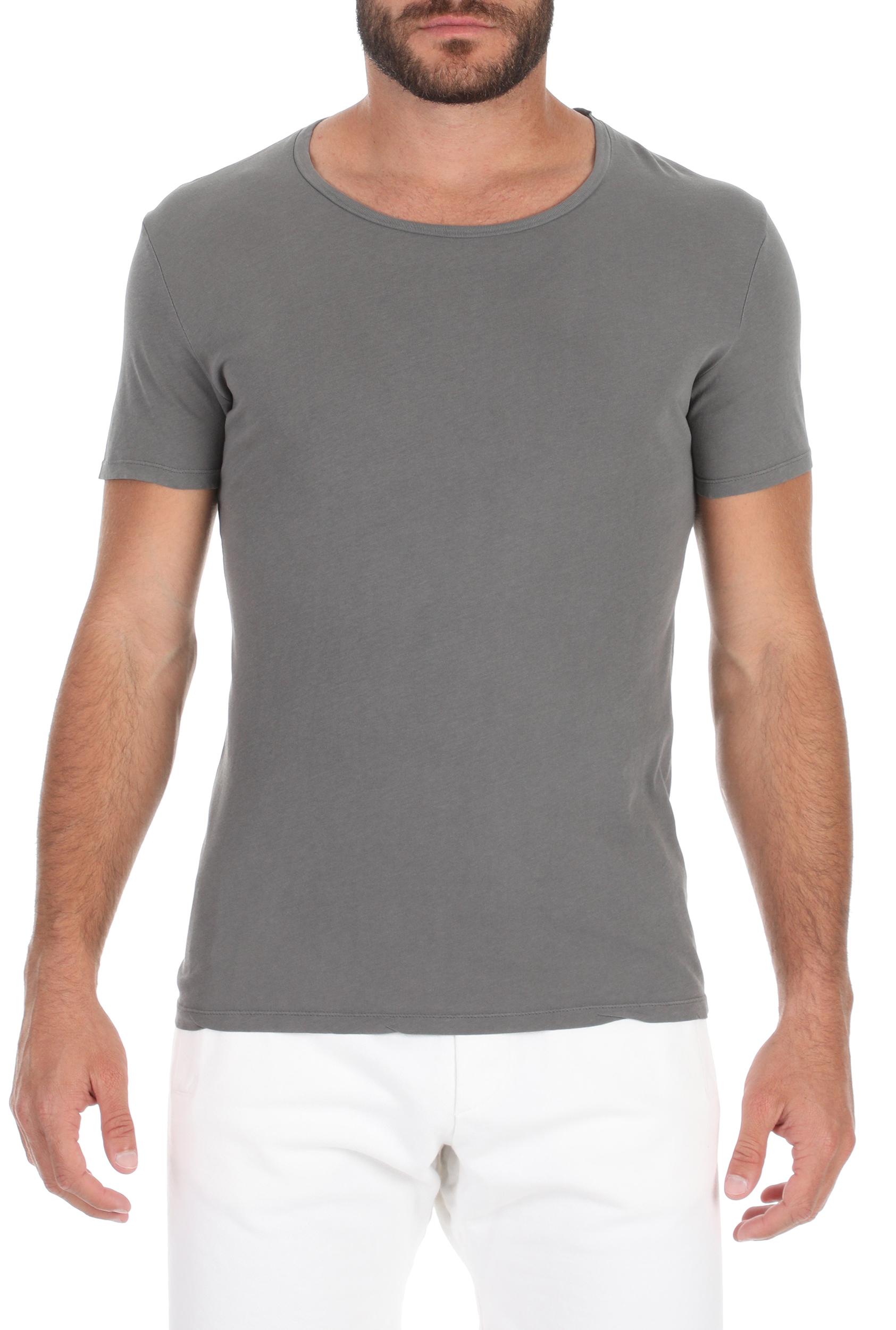 AMERICAN VINTAGE - Ανδρικό t-shirt AMERICAN VINTAGE γκρι Ανδρικά/Ρούχα/Μπλούζες/Κοντομάνικες