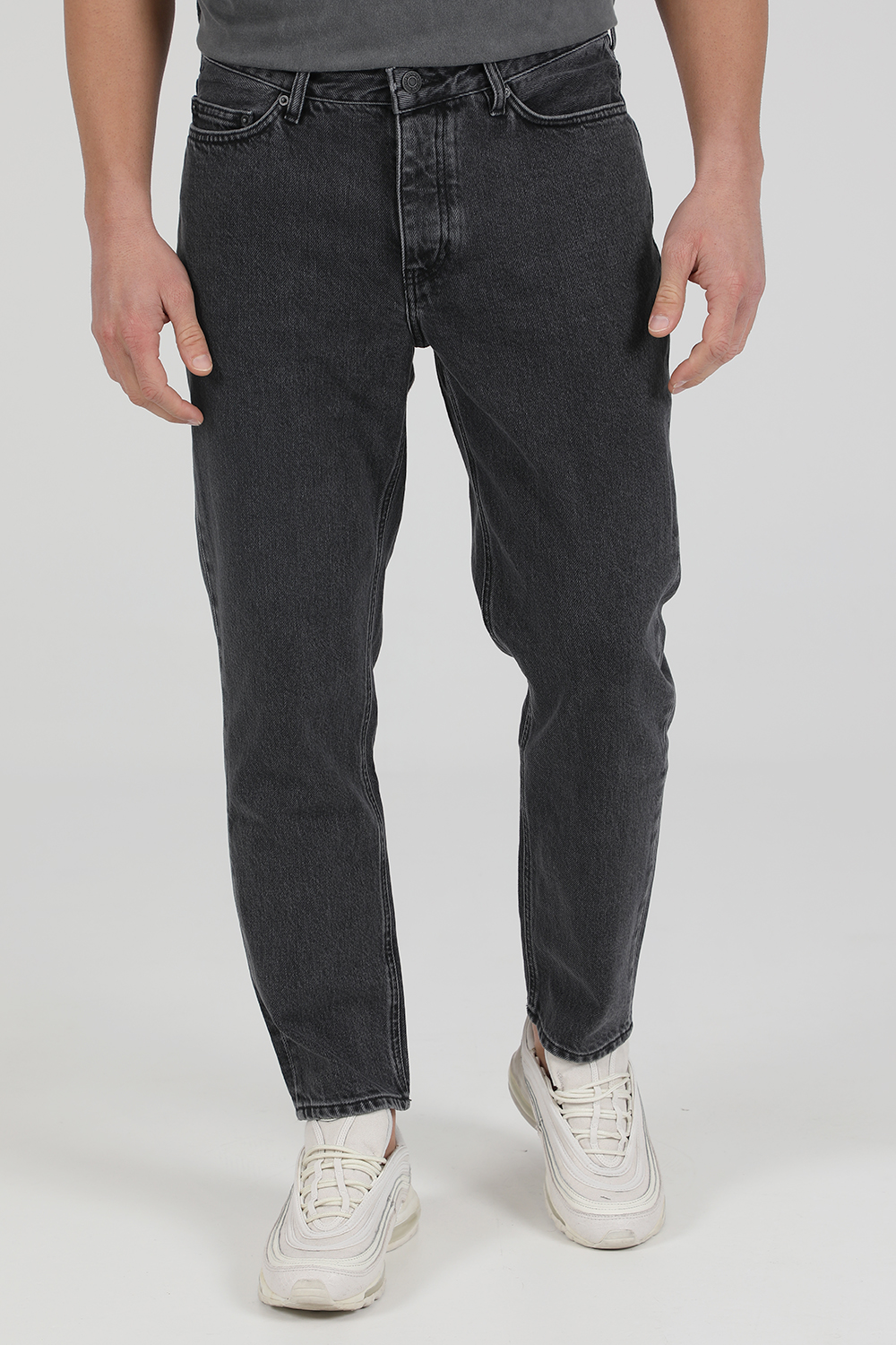 Ανδρικά/Ρούχα/Τζίν/Straight AMERICAN VINTAGE - Ανδρικό jean παντελόνι AMERICAN VINTAGE MYOP61 γκρι