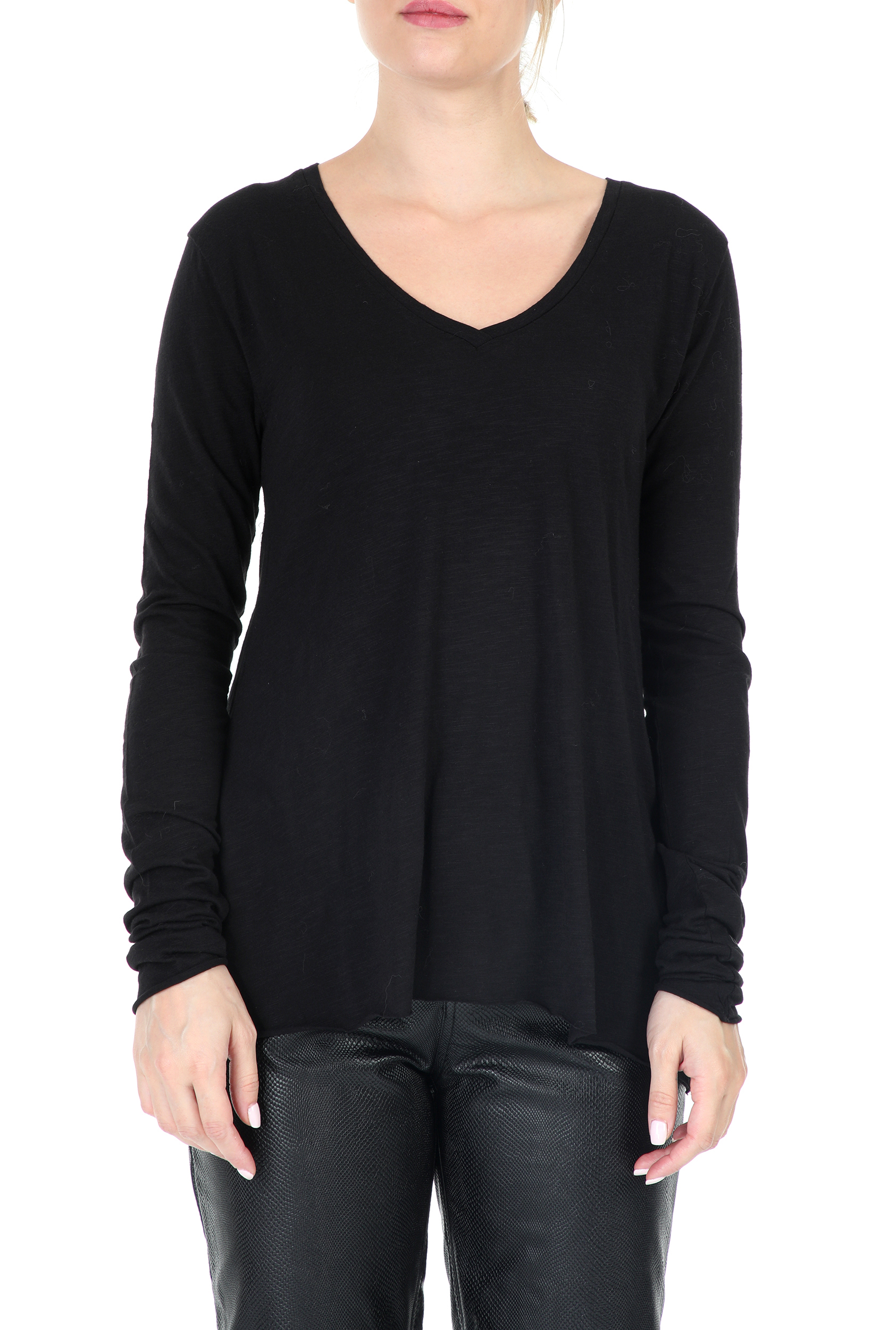 AMERICAN VINTAGE – Γυναικεία μακρυμάνικη μπλούζα AMERICAN VINTAGE μαύρη 1796061.0-7171