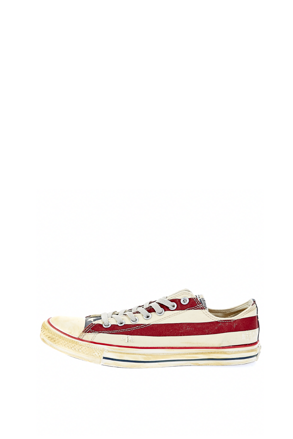 CONVERSE – Unisex sneakers CONVERSE Chuck Taylor All Star Ox λευκά κόκκινα