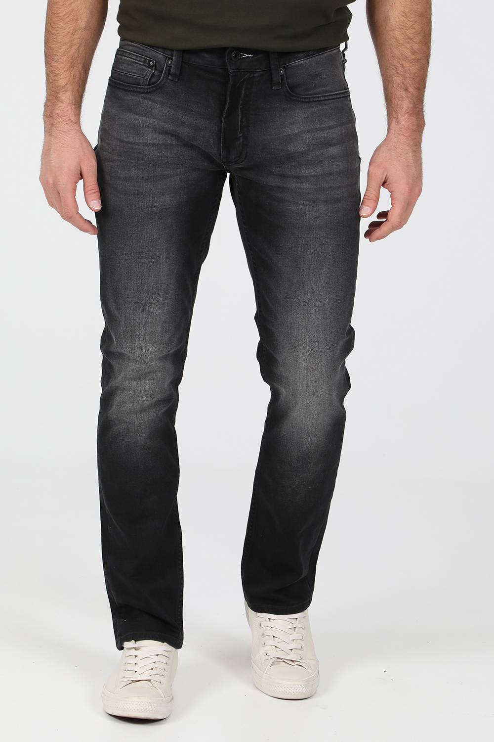 Ανδρικά/Ρούχα/Τζίν/Straight DENHAM - Ανδρικό jean παντελόνι DENHAM RIDGE ACEB γκρι