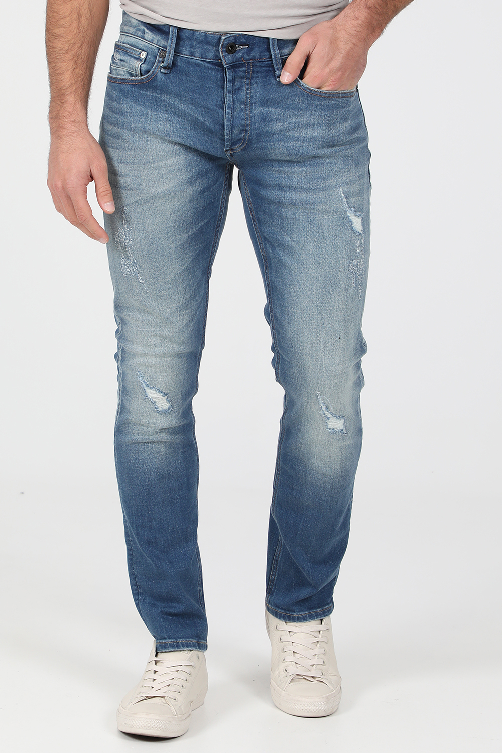 Ανδρικά/Ρούχα/Τζίν/Loose DENHAM - Ανδρικό jean παντελόνι DENHAM RAZOR WLBALTI μπλε
