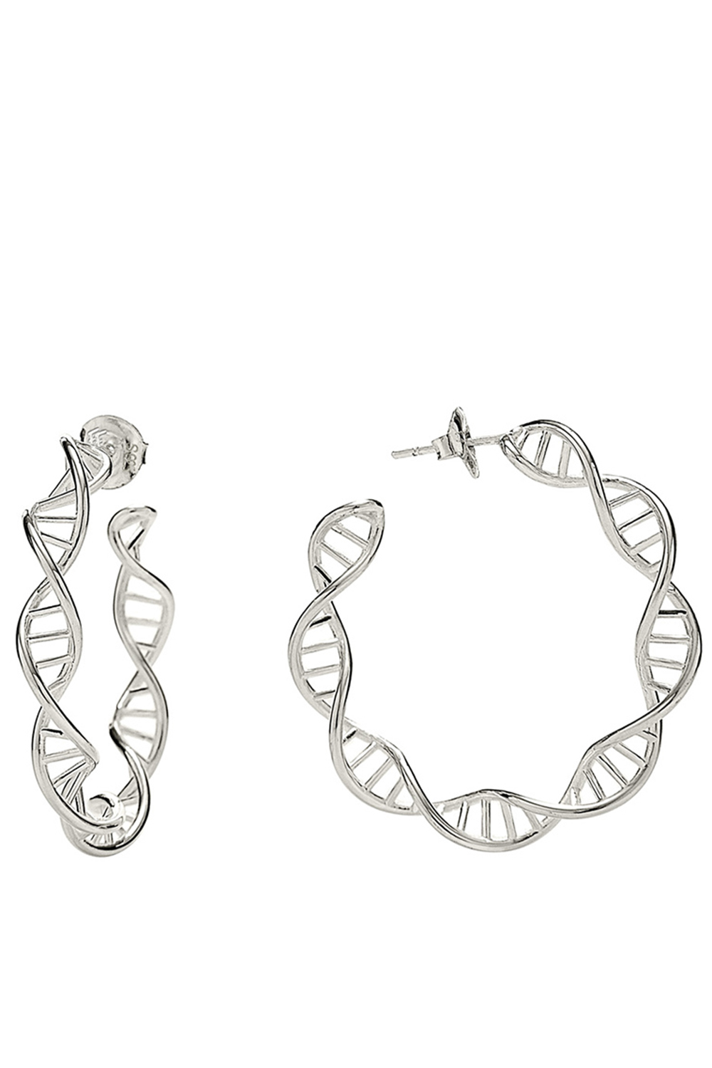 Γυναικεία/Αξεσουάρ/Κοσμήματα/Σκουλαρίκια FOLLI FOLLIE - Γυναικεία ασημένια σκουλαρίκια FOLLI FOLLIE STYLE DNA