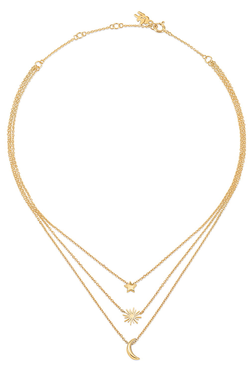 Γυναικεία/Αξεσουάρ/Κοσμήματα/Κολιέ FOLLI FOLLIE - Γυναικείο ασημένιο κολιέ FOLLI FOLLIE WISHING ON χρυσό