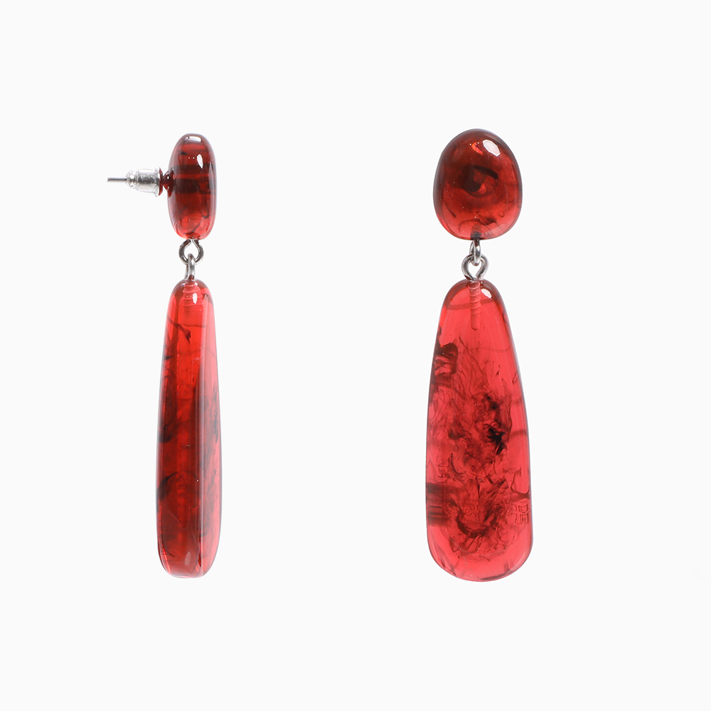 FOLLI FOLLIE – Γυναικεία σκουλαρίκια FOLLI FOLLIE Impress Me κόκκινα 3E21Z003B
