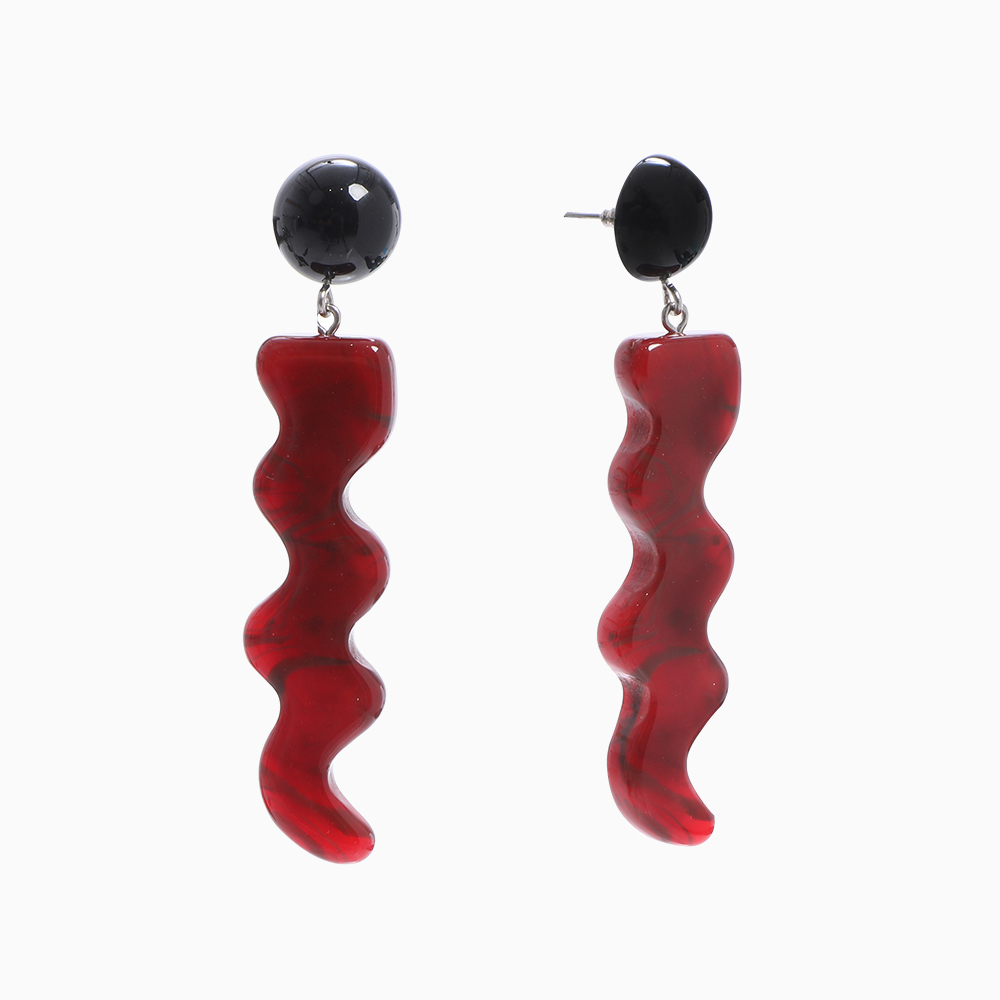 FOLLI FOLLIE – Γυναικεία σκουλαρίκια FOLLI FOLLIE Impress Me κόκκινα 3E21Z007R