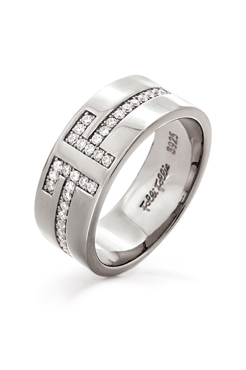 Γυναικεία/Αξεσουάρ/Κοσμήματα/Δαχτυλίδια FOLLI FOLLIE - Γυναικείο ασημένιο δαχτυλίδι FOLLI FOLLIE MY FF