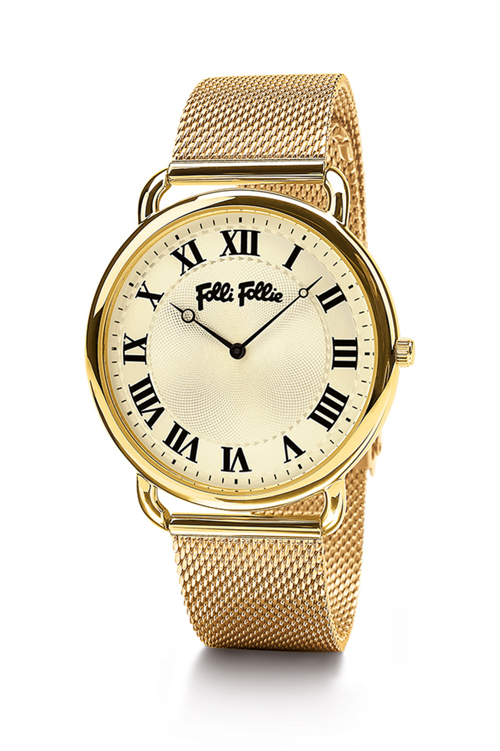 FOLLI FOLLIE – Γυναικείο ρολόι από ατσάλι FOLLI FOLLIE PERFECT MATCH χρυσό WF16G014BPZ-XX