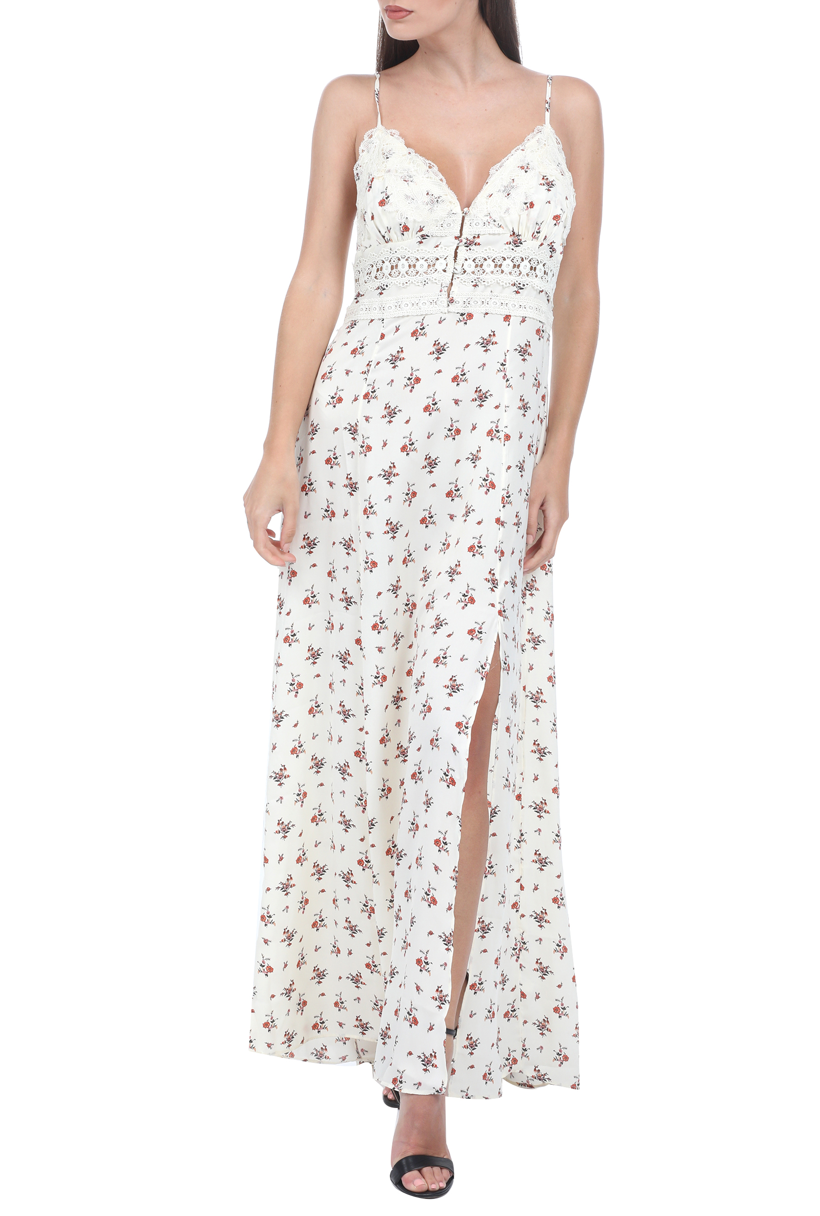 FREE PEOPLE COLLECTION – Γυναικείο φόρεμα FREE PEOPLE OUT & ABOUT εκρού 1810890.0-00M6