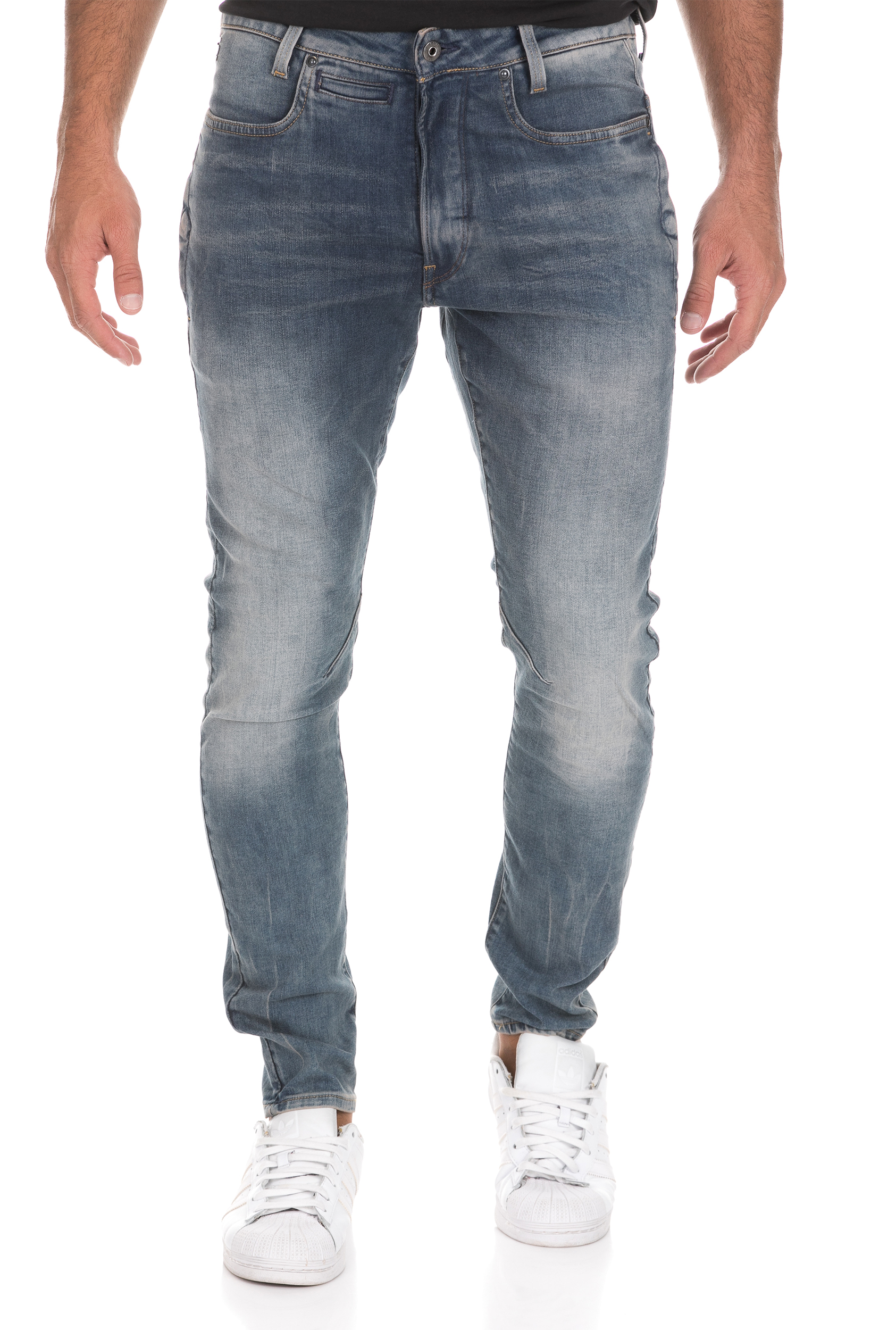 Ανδρικά/Ρούχα/Τζίν/Skinny G-STAR - Ανδρικό τζιν παντελόνι 3D SUPER SLIM μπλε
