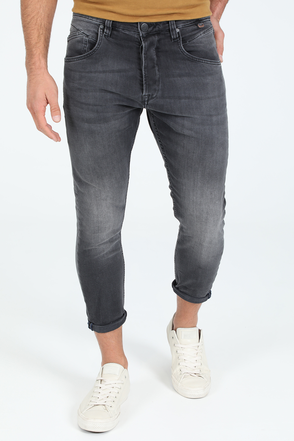 Ανδρικά/Ρούχα/Τζίν/Straight GABBA - Ανδρικό jean παντελόνι GABBA Alex Thor μαύρο