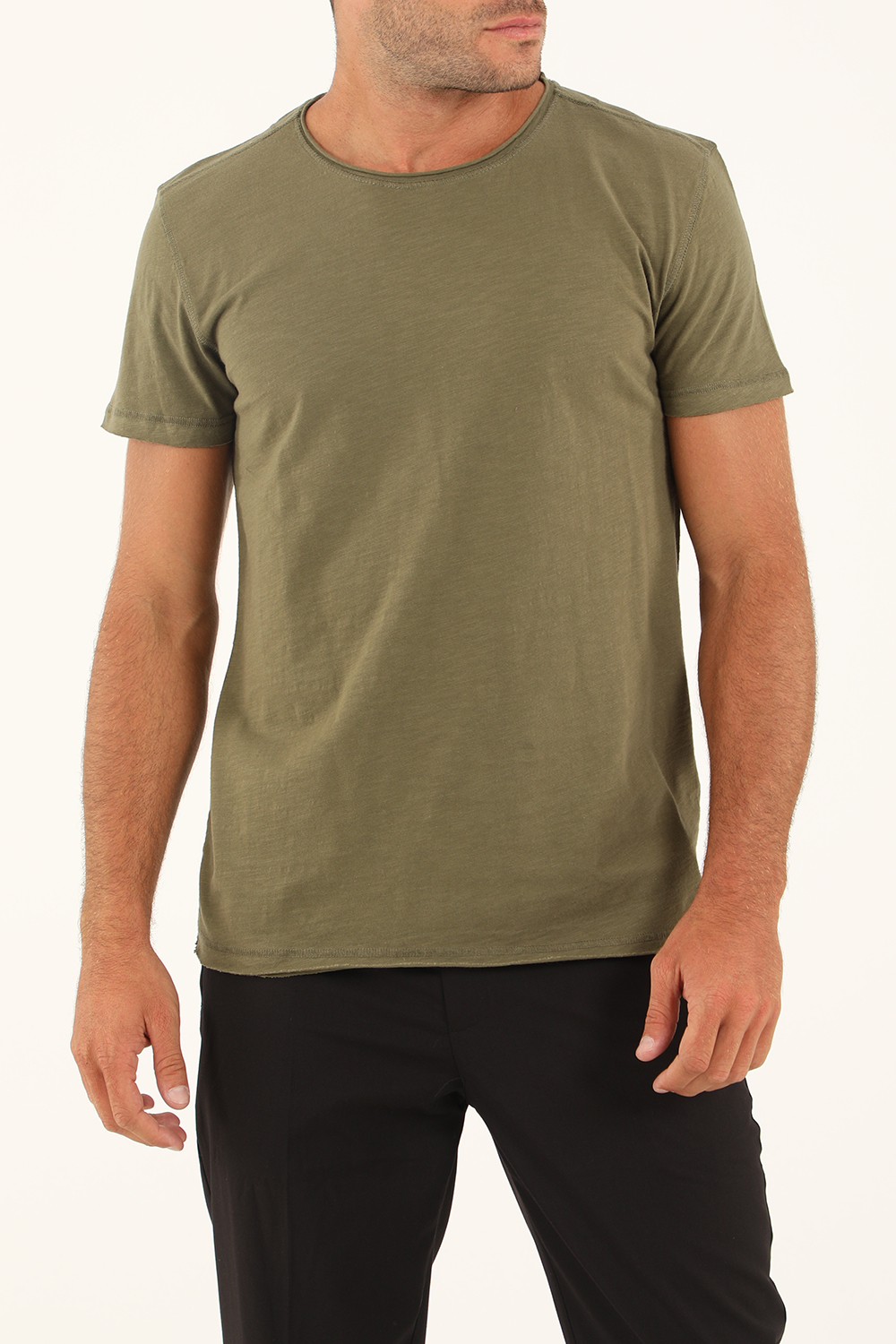 Ανδρικά/Ρούχα/Μπλούζες/Κοντομάνικες GABBA - Ανδρικό t-shirt GABBA Konrad Straight χακί