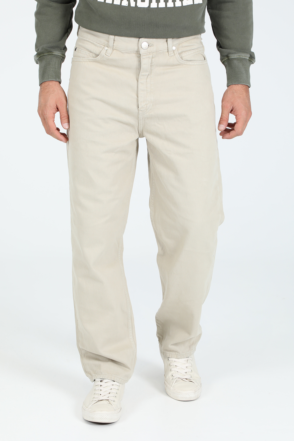 Ανδρικά/Ρούχα/Τζίν/Loose GABBA - Ανδρικό jean παντελόνι GABBA Zem K3992 μπεζ