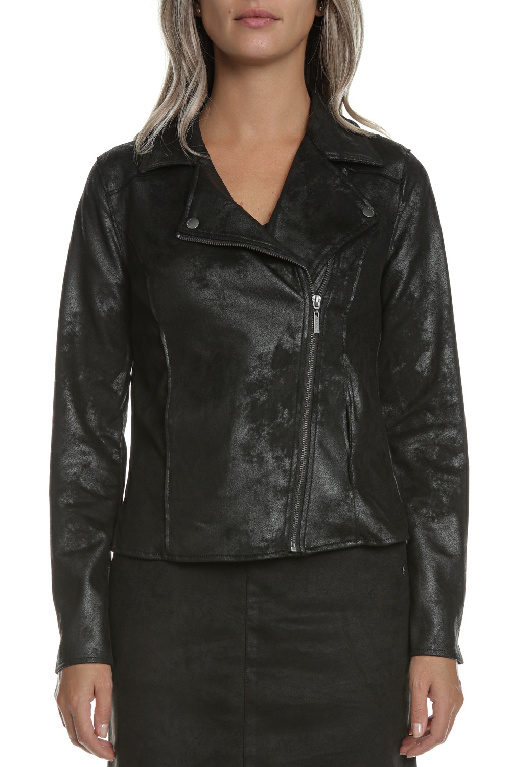 Γυναικεία/Ρούχα/Πανωφόρια/Τζάκετς GARCIA JEANS - Γυναικείο jacket GARCIA JEANS μαύρο