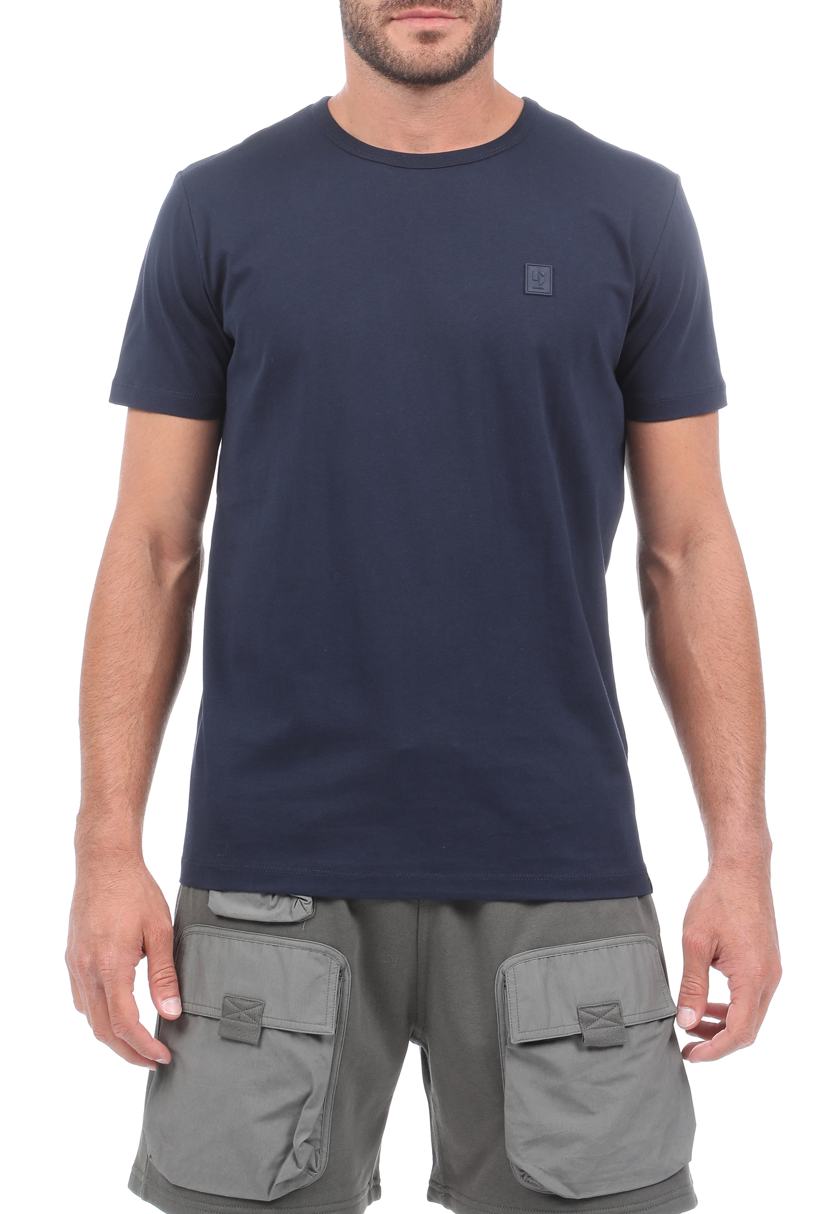 Ανδρικά/Ρούχα/Μπλούζες/Κοντομάνικες GARCIA JEANS - Ανδρικό t-shirt GARCIA JEANS μπλε