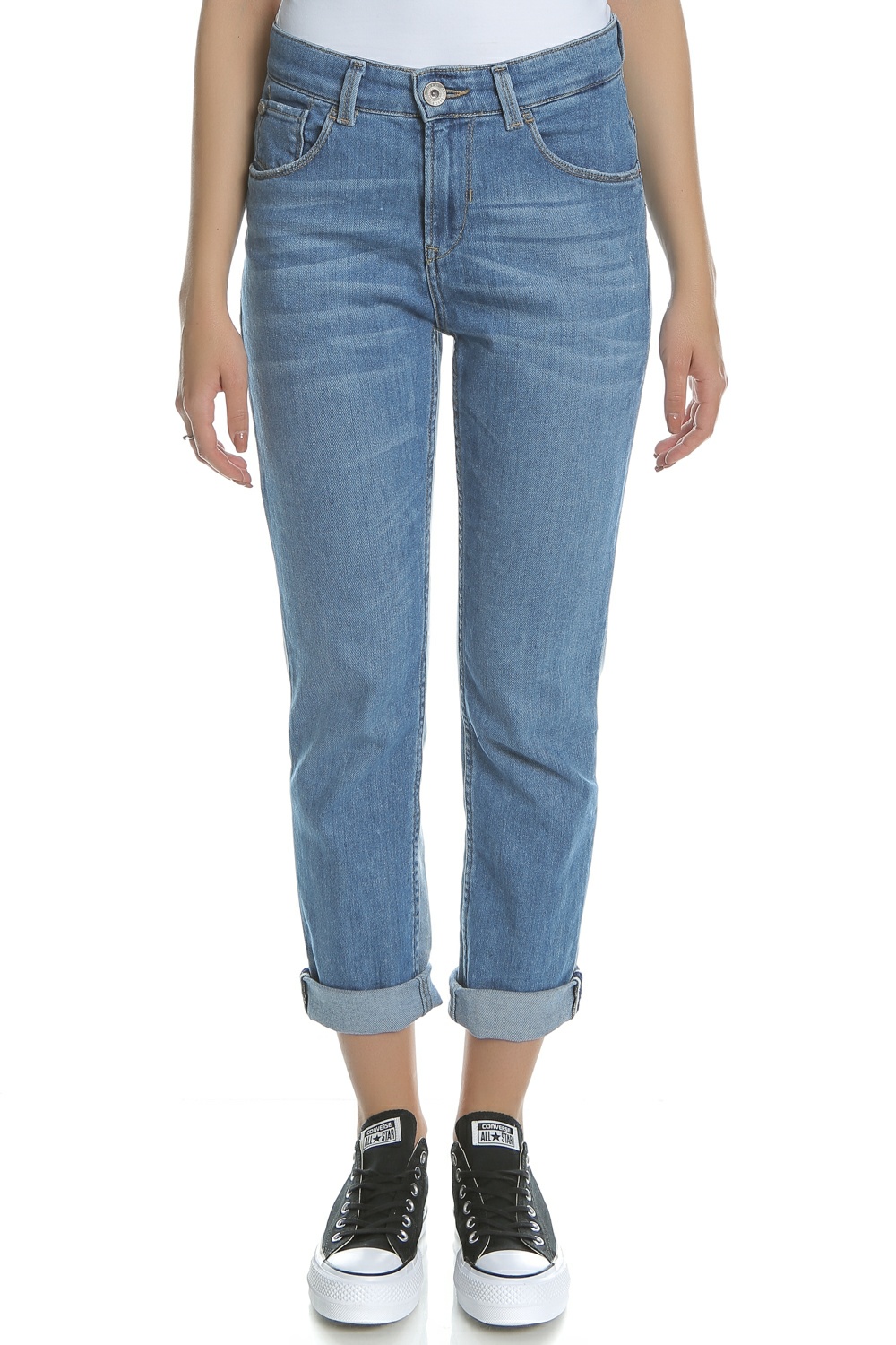 Γυναικεία/Ρούχα/Τζίν/Straight GARCIA JEANS - Γυναικείο τζιν παντελόνι Garcia Jeans δίχρωμο