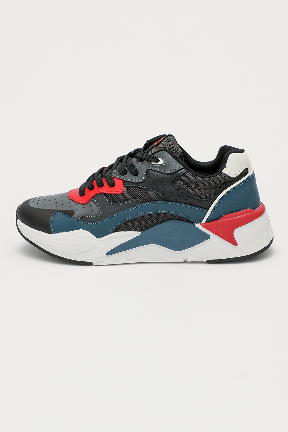 GAUDI – Ανδρικά sneakers GAUDI μαύρα κόκκινα μπλε 1825851.0-66G4