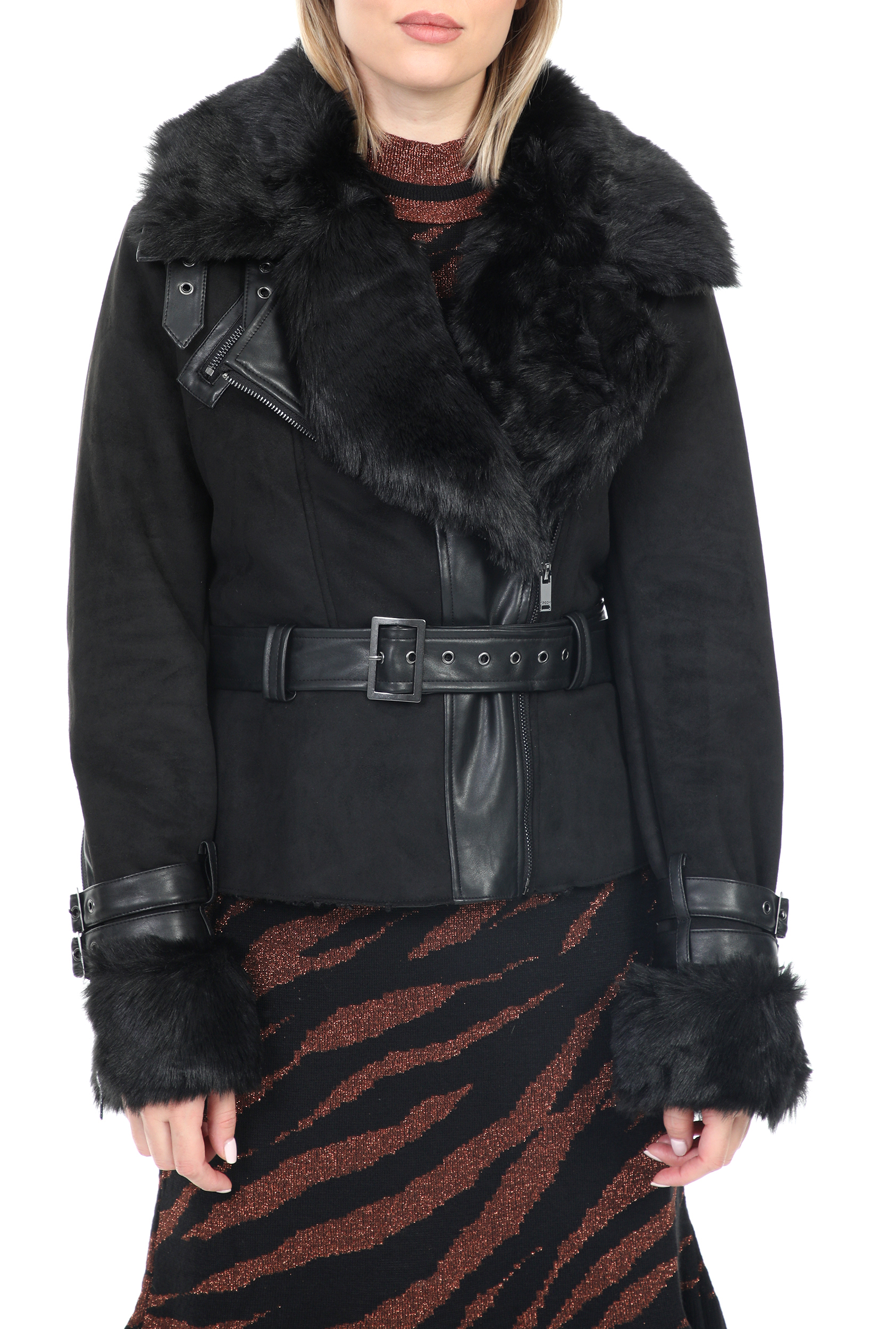 KOCCA – Γυναικείο jacket KOCCA TRACES μαύρο 1802659.0-0071
