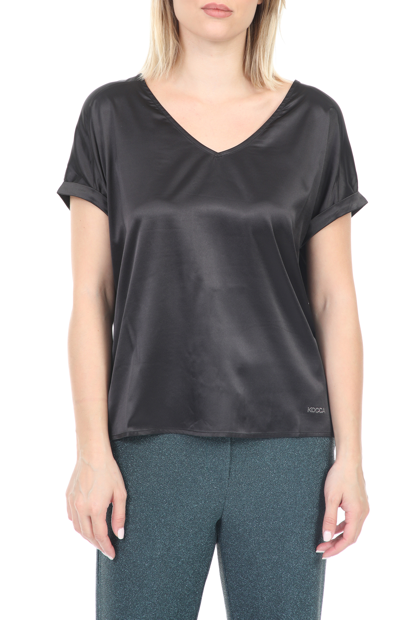 KOCCA – Γυναικεία μπλούζα KOCCA BLANES μαύρη 1802685.0-0071