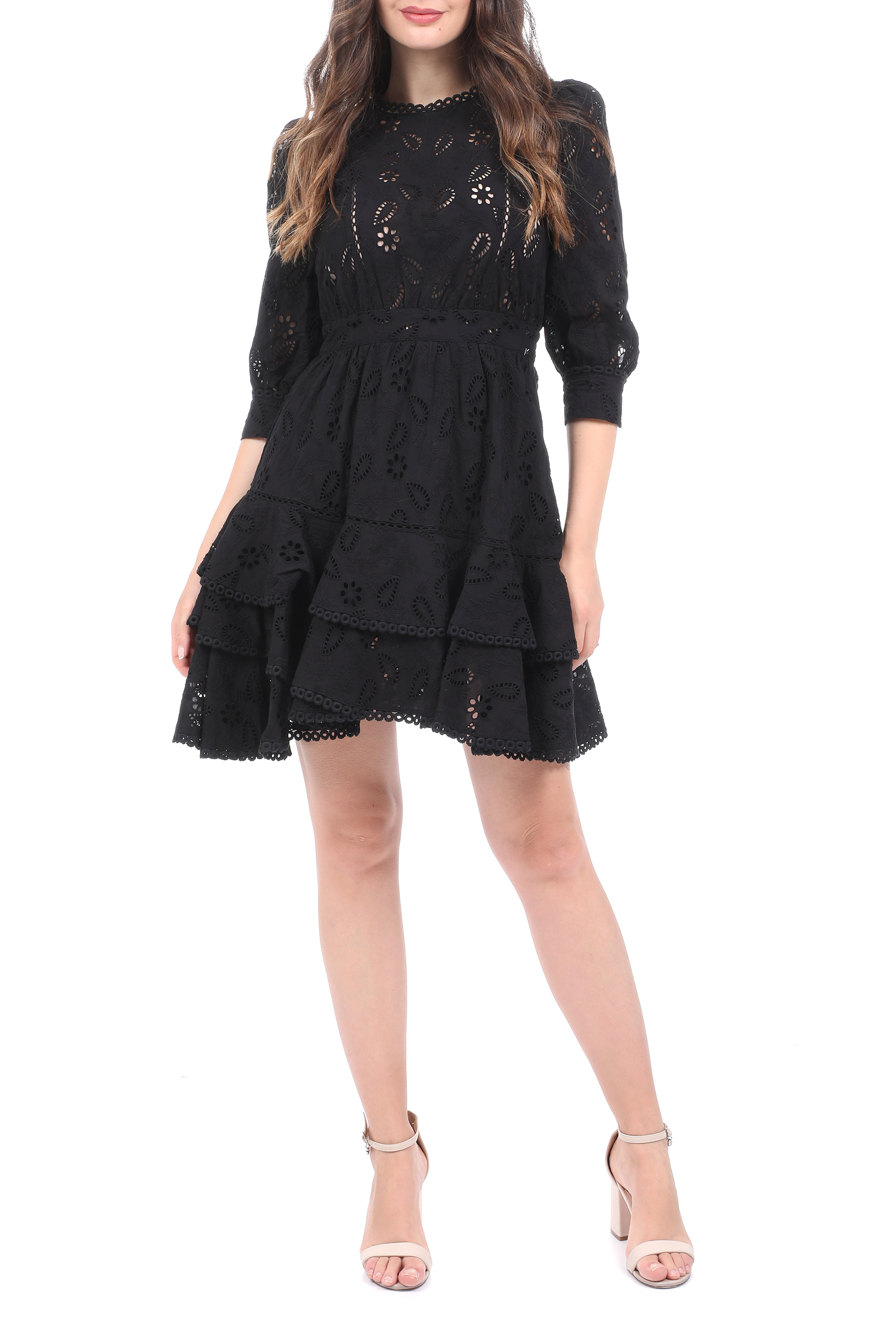 Γυναικεία/Ρούχα/Φόρεματα/Μίνι KOCCA - Γυνακείο mini φόρεμα KOCCA TEJAL μαύρο