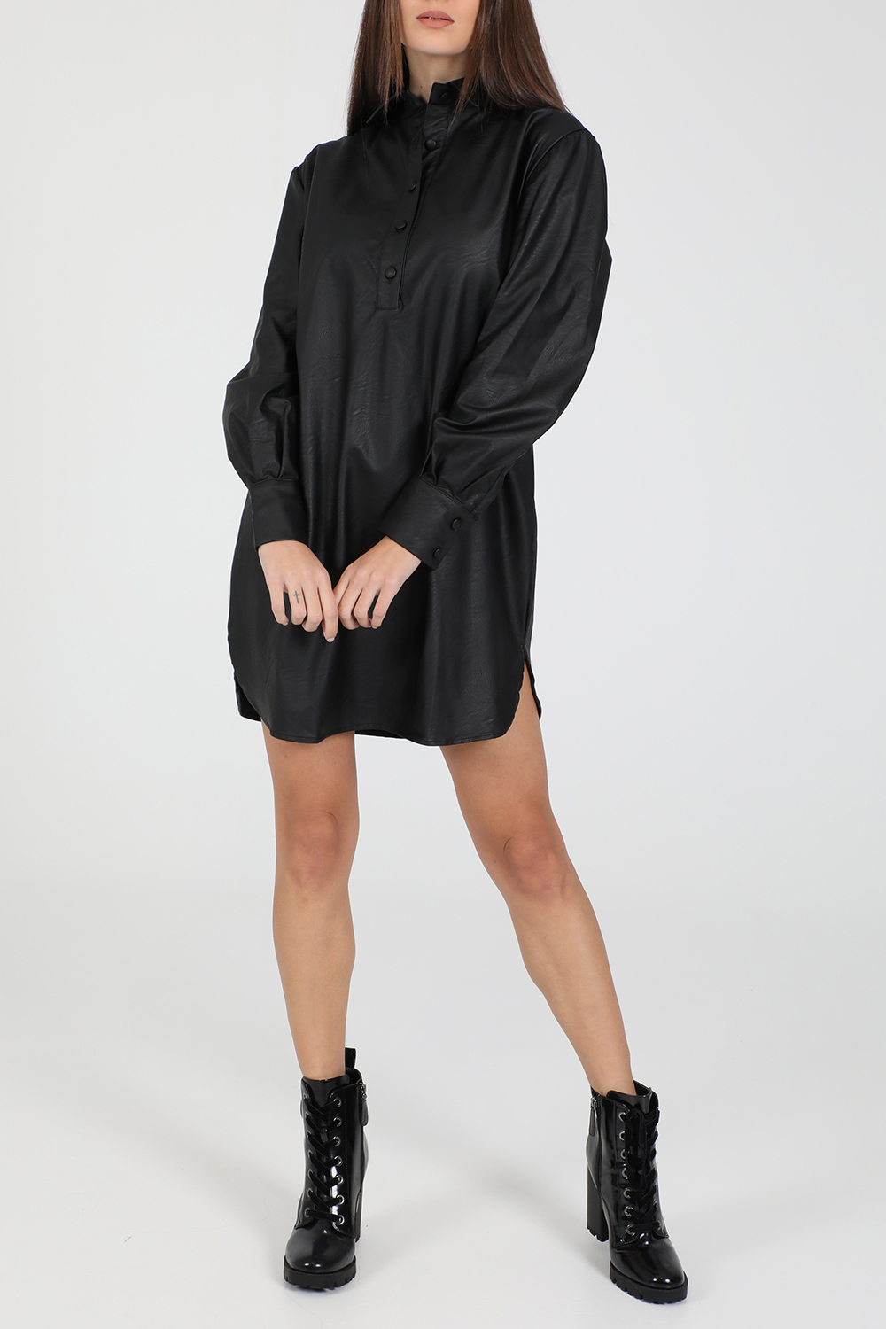 Γυναικεία/Ρούχα/Φόρεματα/Μίνι LA DOLLS - Γυναικείο mini φόρεμα LA DOLLS MORGAN μαύρο