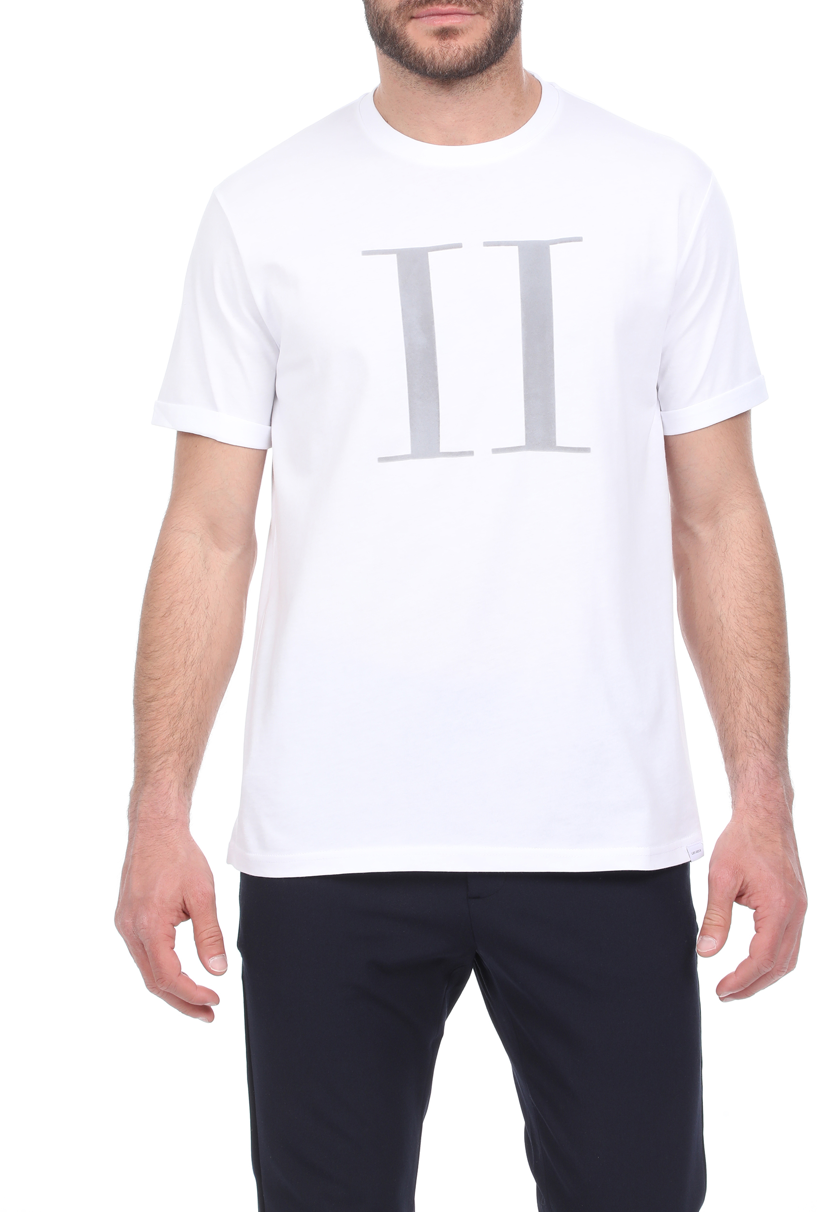Ανδρικά/Ρούχα/Μπλούζες/Κοντομάνικες LES DEUX - Ανδρικό t-shirt LES DEUX Encore λευκό