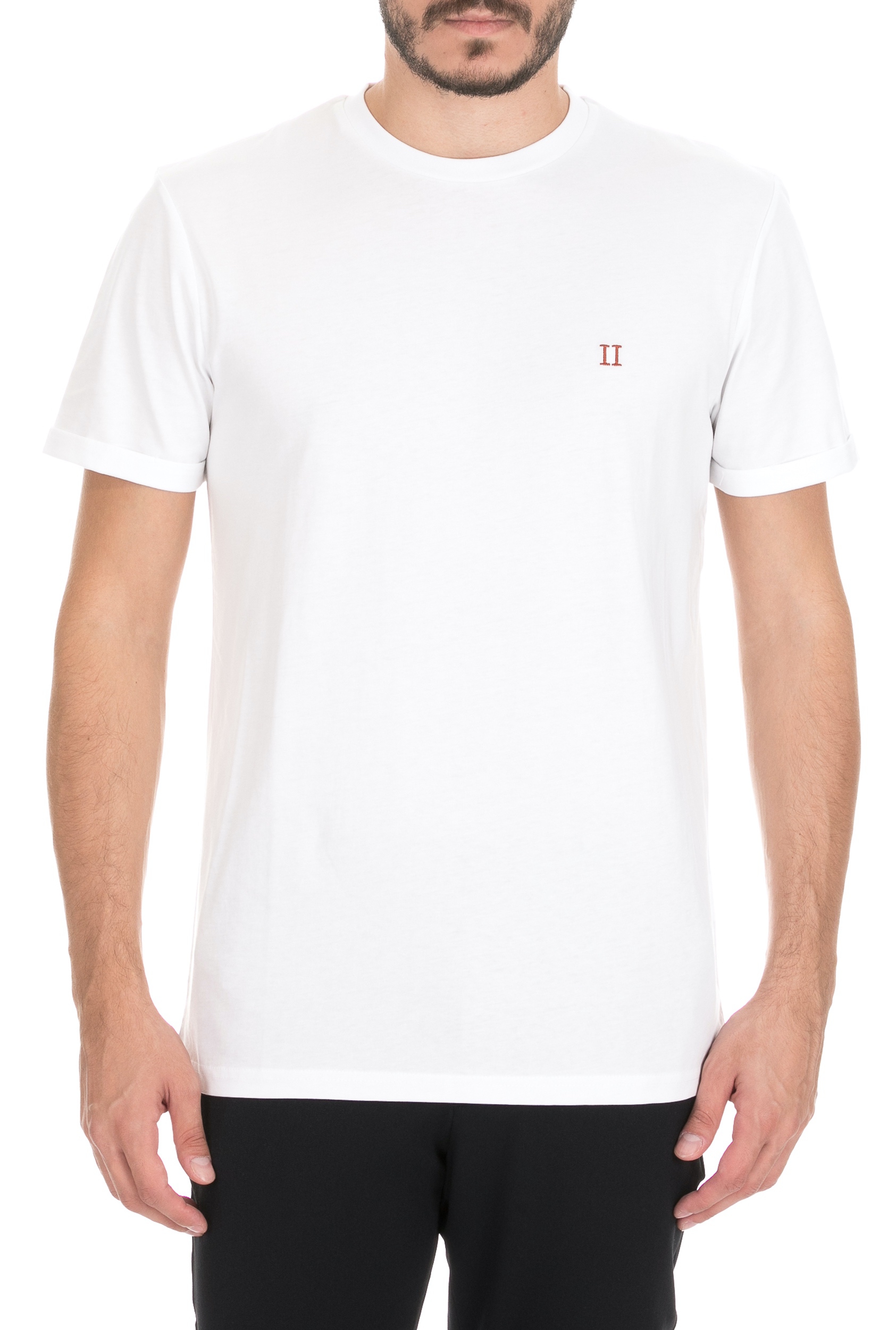 Ανδρικά/Ρούχα/Μπλούζες/Κοντομάνικες LES DEUX - Ανδρική κοντομάνικη μπλούζα LES DEUX λευκή