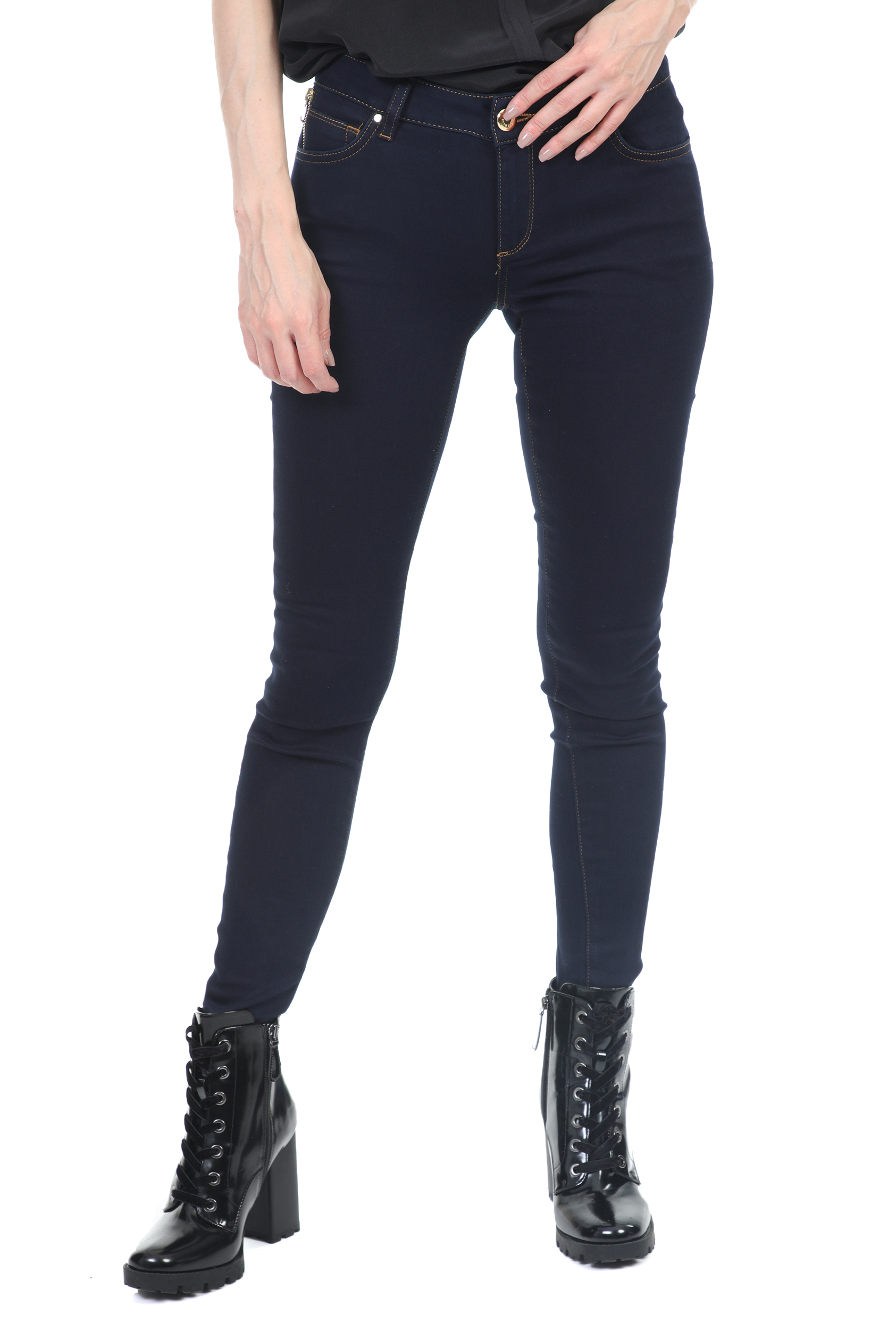 MOS MOSH – Γυναικειο παντελονι τζιν MOS MOSH Victoria 7/8 Silk Touch Jeans μπλε