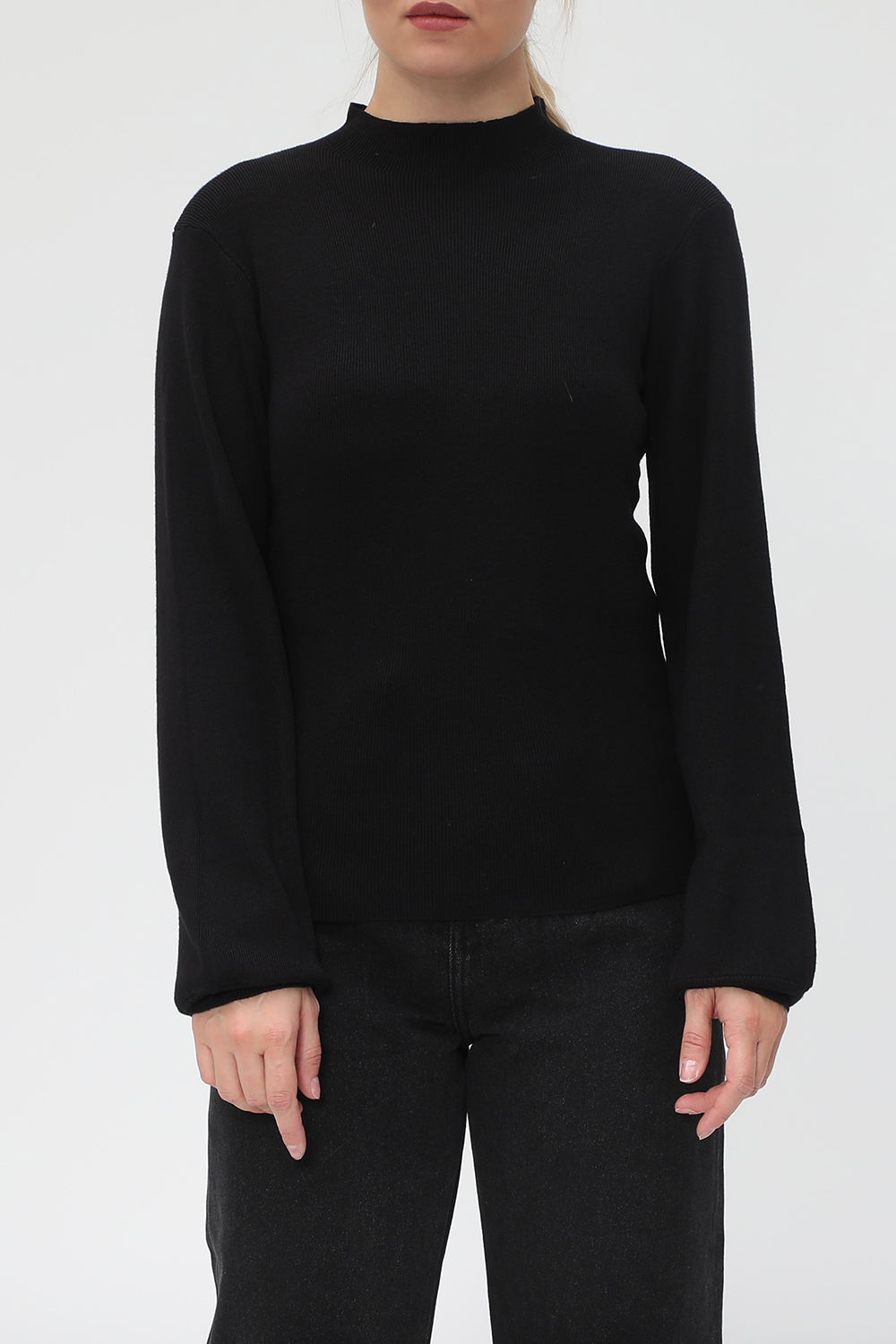 NA-KD – Γυναικεία πλεκτή μπλούζα NA-KD μαύρη 1826120.0-0071