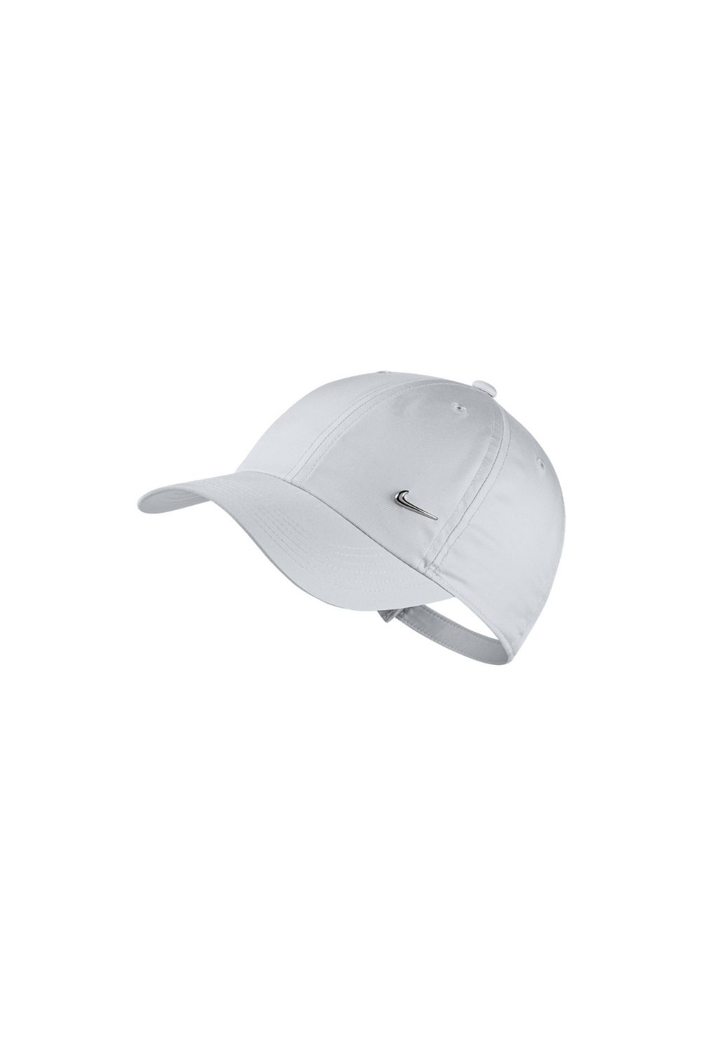 NIKE – Παιδικό καπέλο NIKE Y H86 CAP METAL SWOOSH λευκό 1691954.1-91Y9
