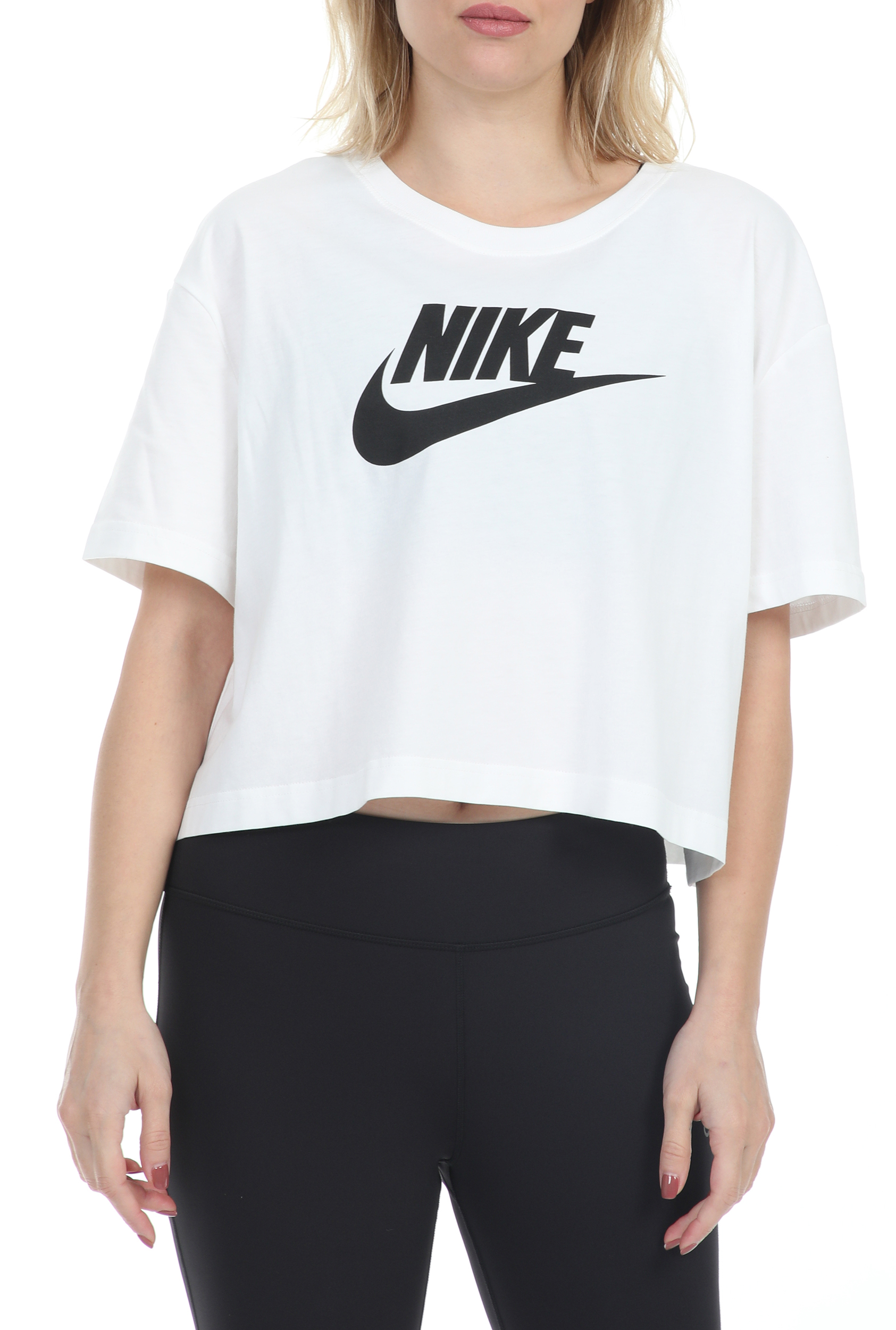 NIKE – Γυναικειο t-shirt ΝΙΚΕ NSW TEE ESSNTL CRP ICN FTR λευκο