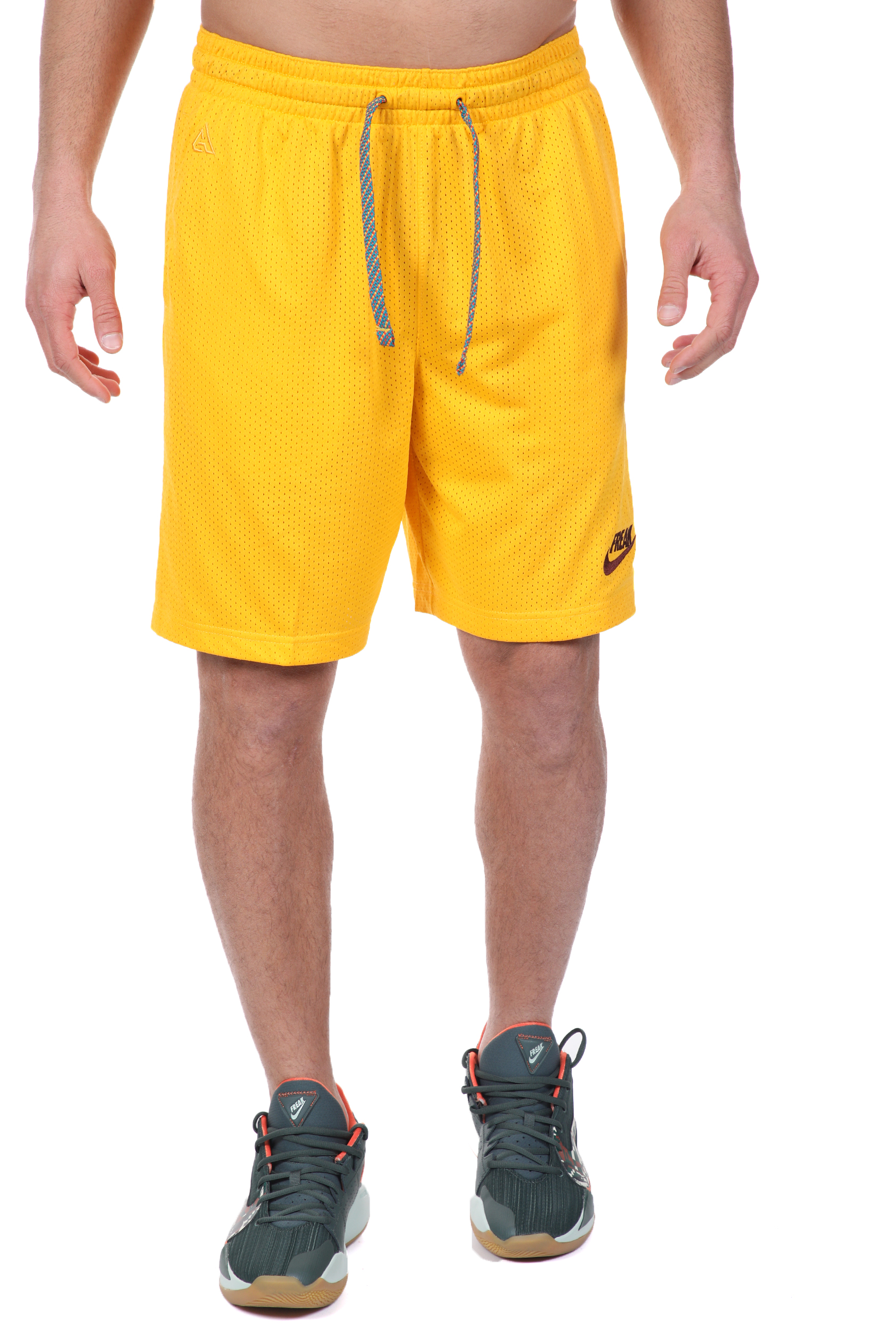 Ανδρικά/Ρούχα/Σορτς-Βερμούδες/Αθλητικά NIKE - Ανδρική βερμούδα NIKE GIANNIS M NK SHORT FREAK κίτρινη