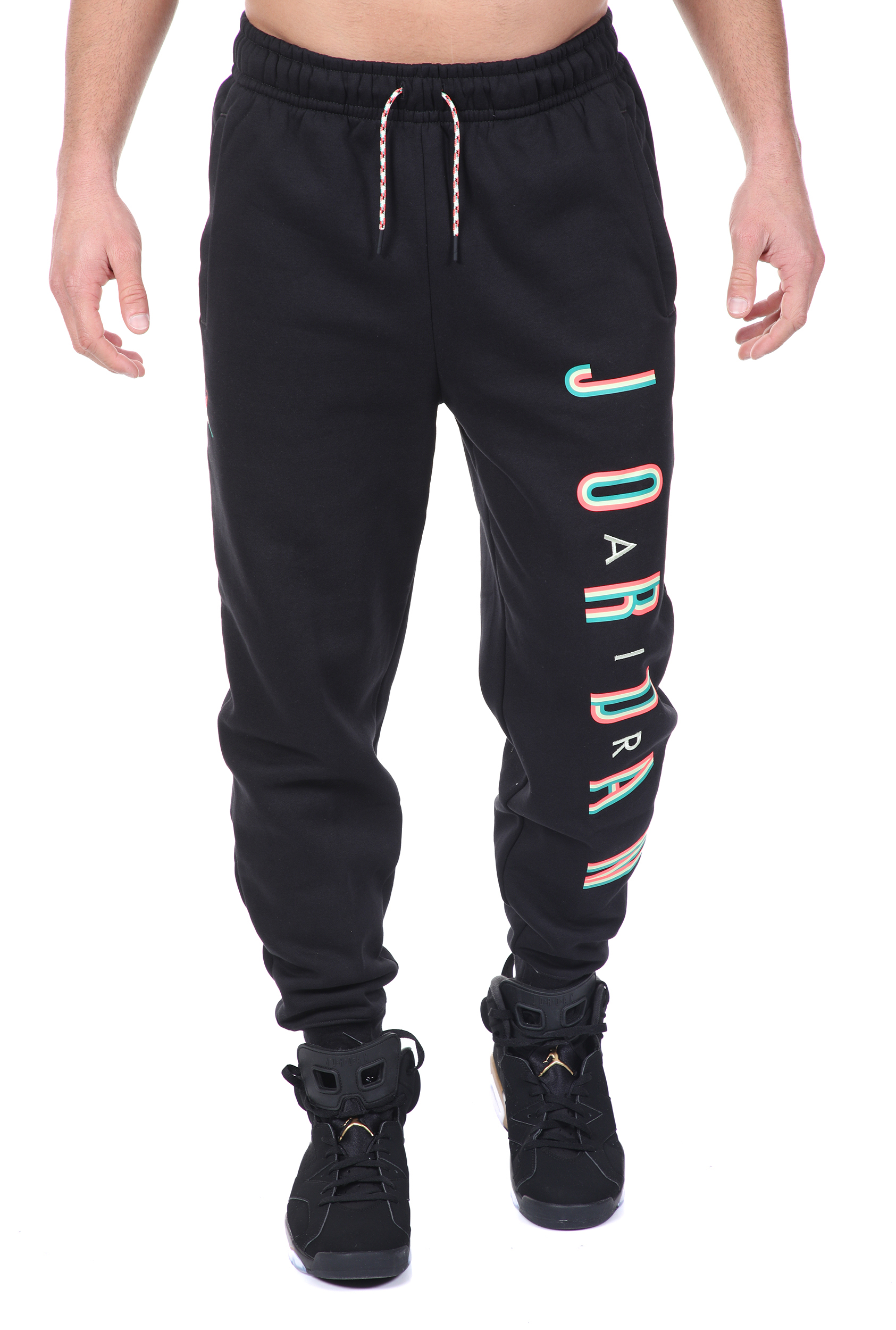 Ανδρικά/Ρούχα/Αθλητικά/Φόρμες NIKE - Ανδρικό παντελόνι φόρμας NIKE M J SPRT DNA HBR PANT μαύρο