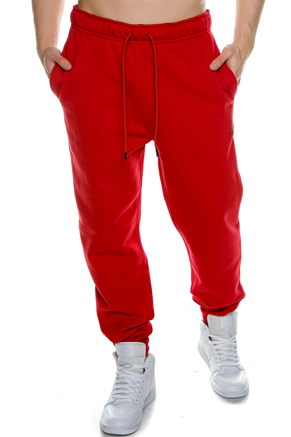 Ανδρικά/Ρούχα/Αθλητικά/Φόρμες NIKE - Ανδρικό παντελόνι φόρμας NIKE JORDAN ESSENTIALS κόκκινο