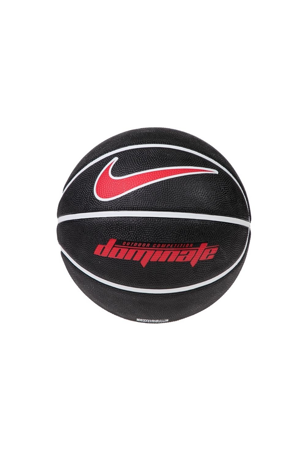 NIKE - Μπάλα μπάσκετ NIKE DOMINATE 8P μαύρη κόκκινη Ανδρικά/Αξεσουάρ/Αθλητικά Είδη/Μπάλες