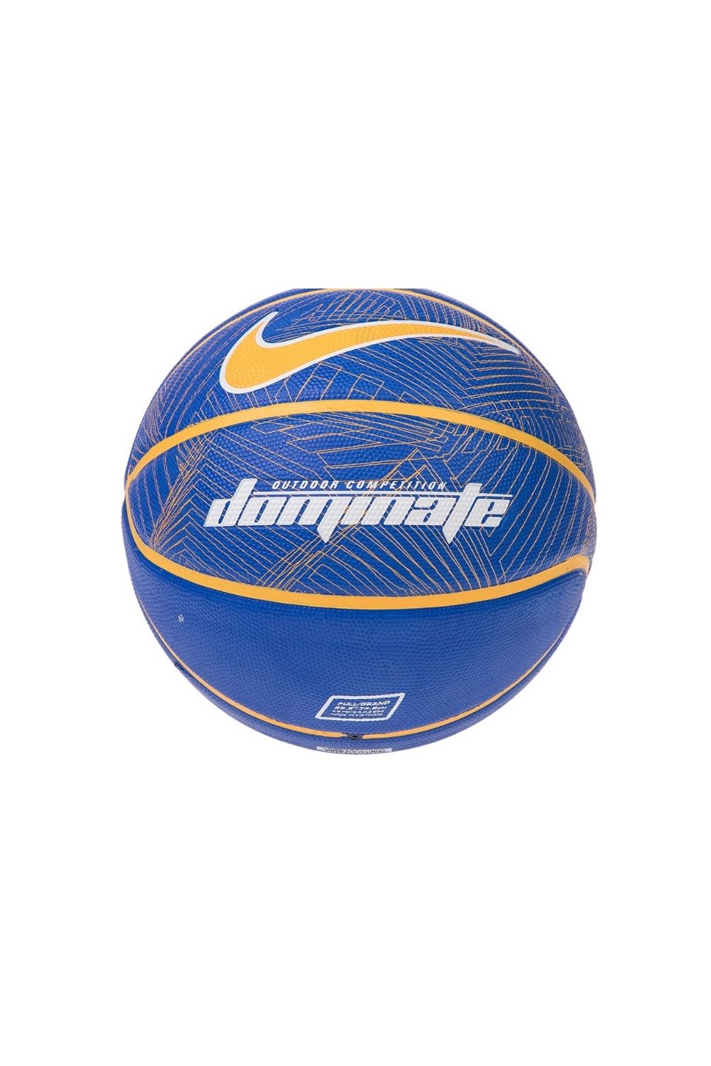 NIKE - Μπάλα μπάσκετ NIKE DOMINATE 8P μπλε κίτρινη Ανδρικά/Αξεσουάρ/Αθλητικά Είδη/Μπάλες
