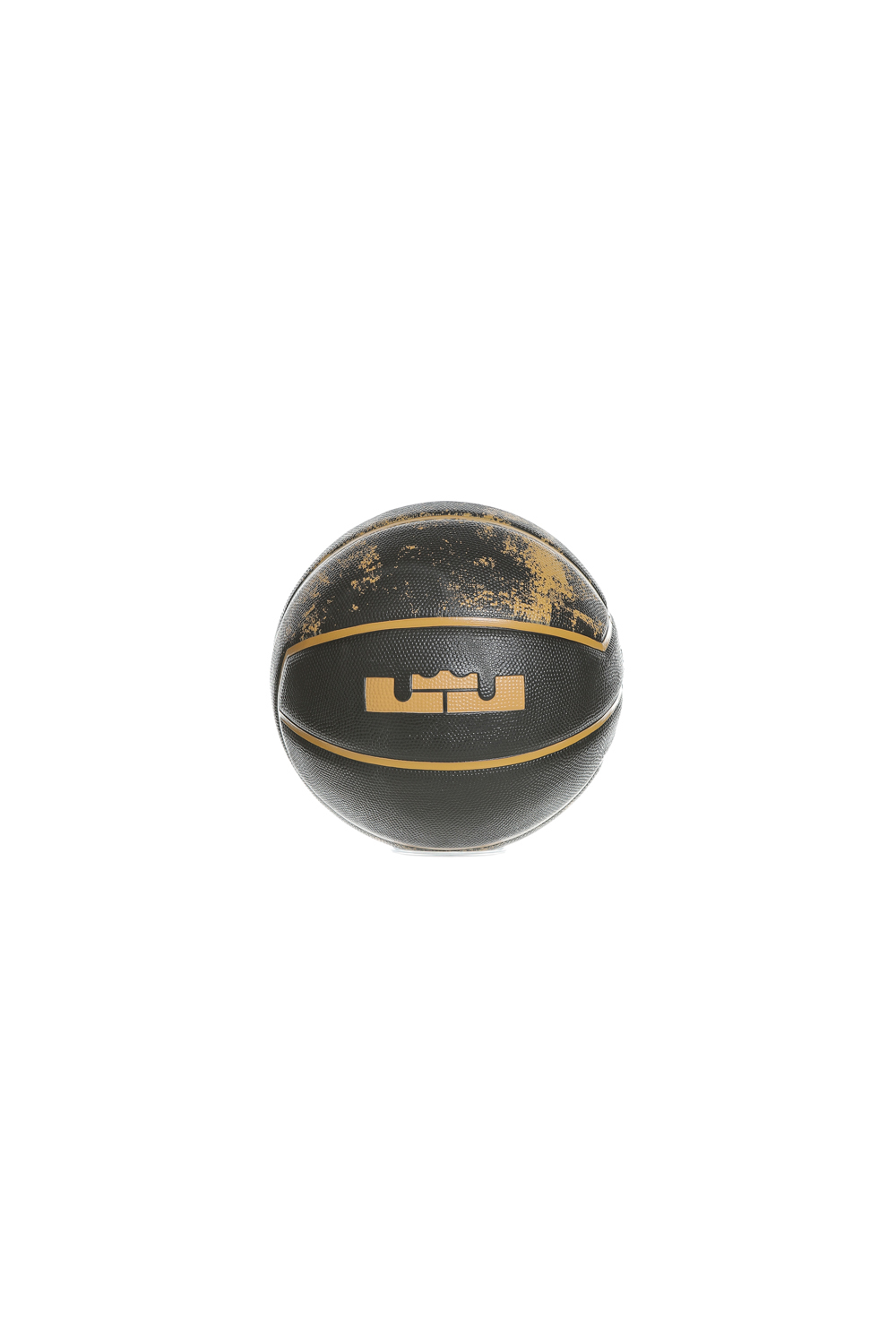 NIKE – Μπάλα basketball n7 NIKE LEBRON N.KI.12.07 PLAYGROUND 4P μαύρη χρυσή 1581514.0-73W1