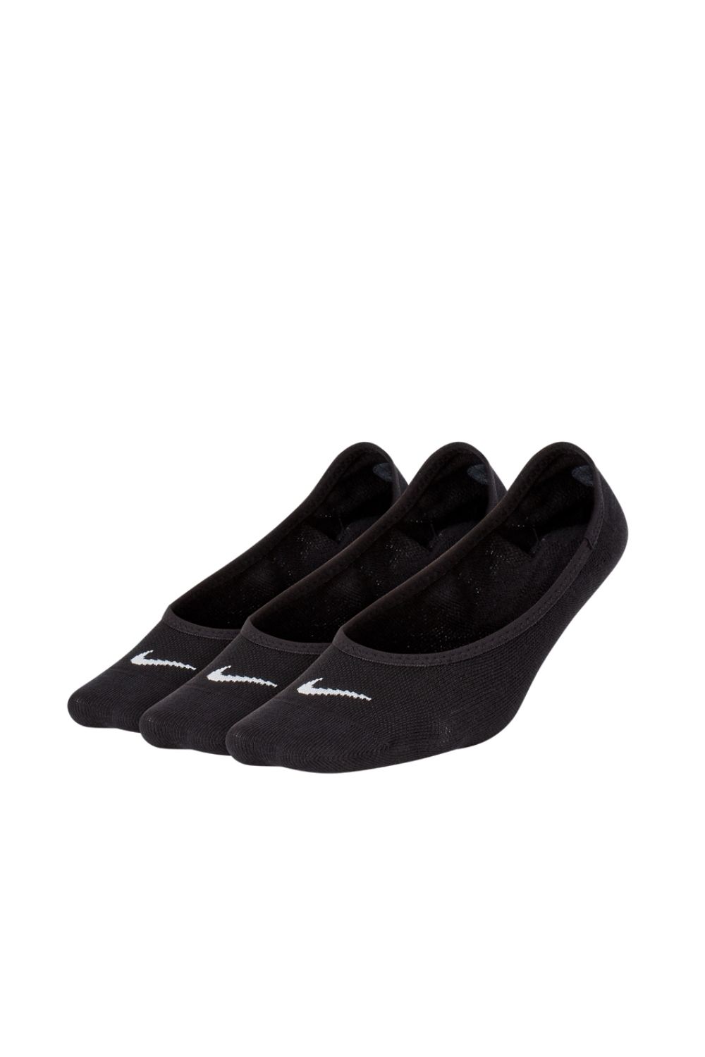 NIKE – Σετ γυναικείες κάλτσες 3 τμχ Nike Lightweight Footie Training Sock μαύρες 1311482.1-7191