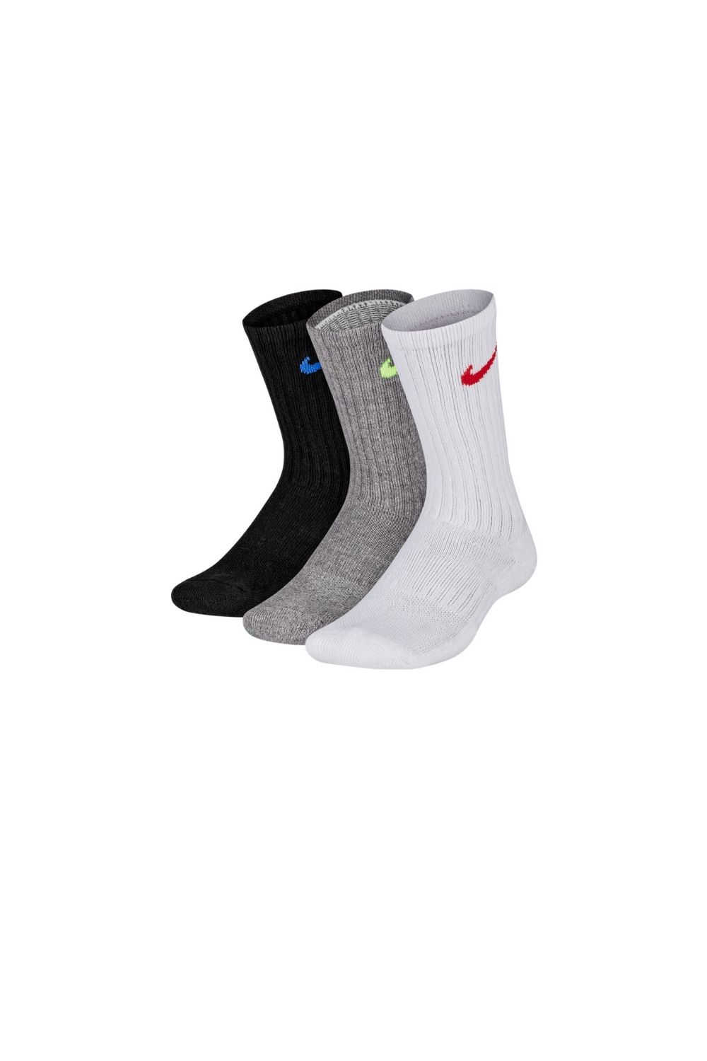 NIKE – Παιδικό σετ 3 κάλτσες NIKE μαύρο-γκρι-λευκό 1599301.1-0201