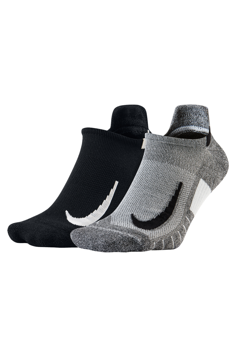 NIKE – Κάλτσες Nike Multiplier σετ των 2 γκρι – μαύρο 1643028.1-0100