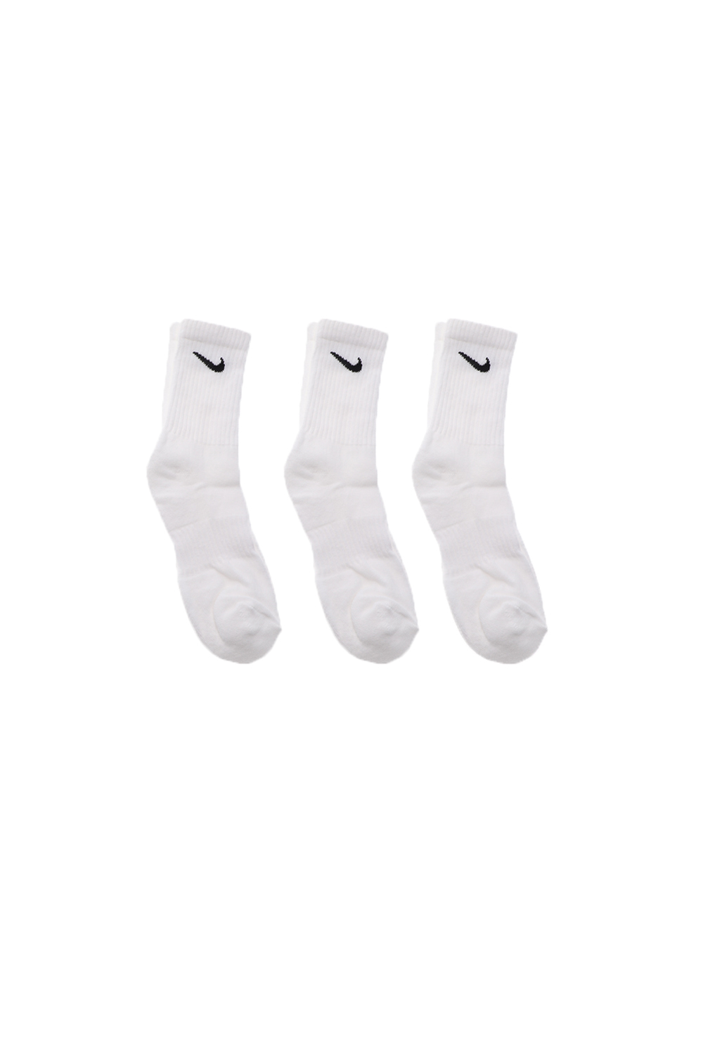 NIKE – Unisex κάλτσες σετ των 3 NIKE EVERYDAY CUSH CREW λευκές 1691259.1-9171