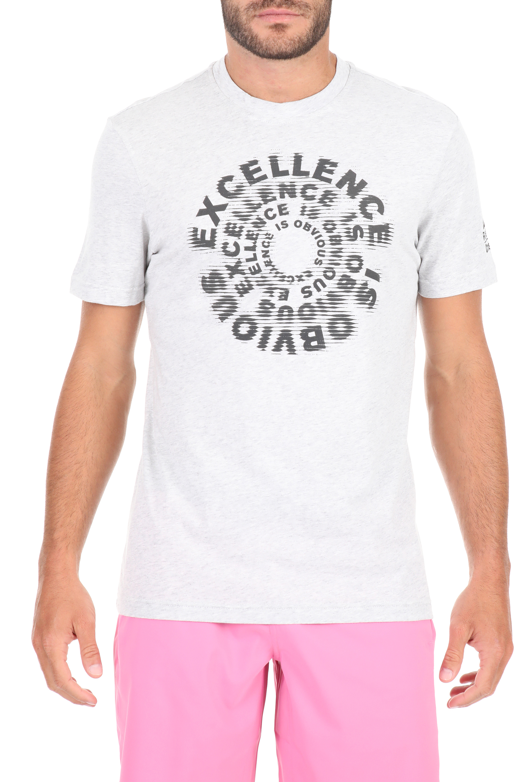 Ανδρικά/Ρούχα/Μπλούζες/Κοντομάνικες Reebok Classics - Ανδρικό αθλητικό t-shirt Reebok Classics Excellence is Obvious λευκό