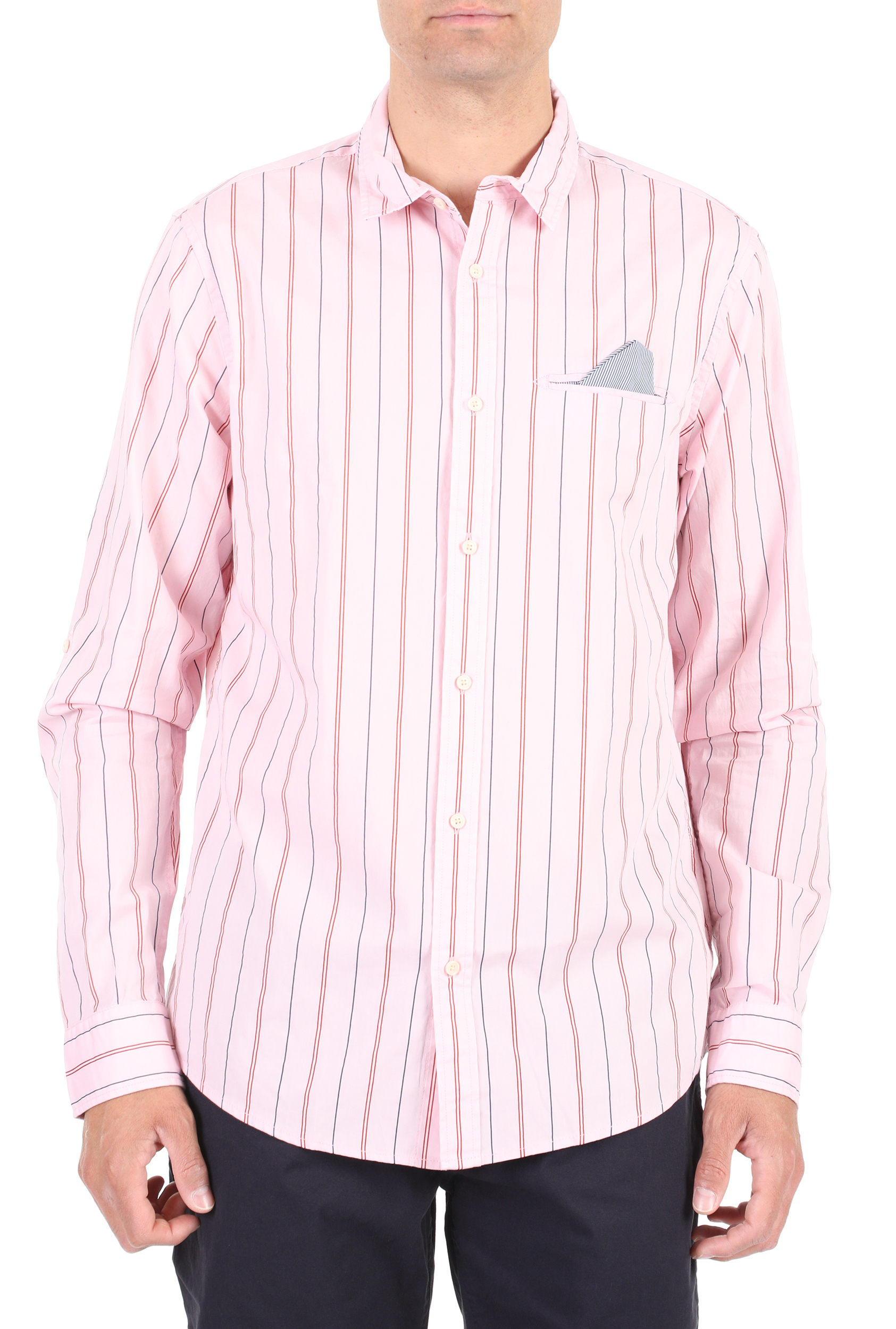 SCOTCH & SODA – Ανδρικό πουκάμισο SCOTCH & SODA ροζ 1782616.0-0206