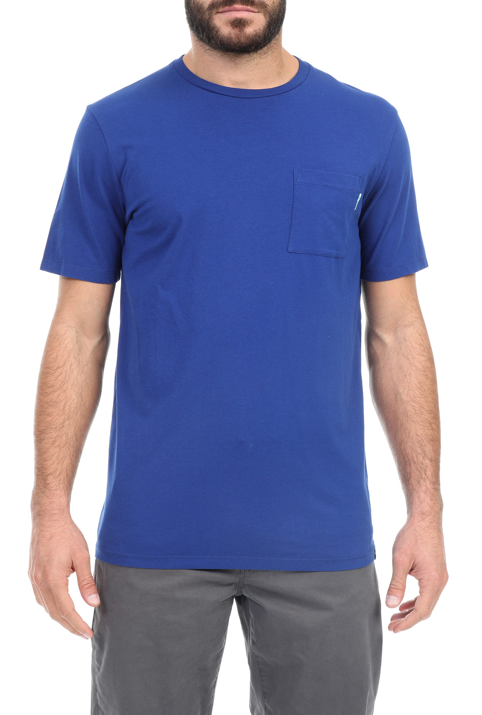 Ανδρικά/Ρούχα/Μπλούζες/Κοντομάνικες SCOTCH & SODA - Ανδρικό t-shirt SCOTCH & SODA μπλε