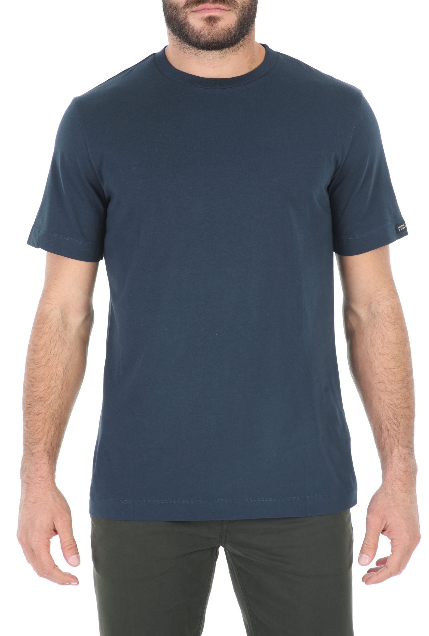 SCOTCH & SODA - Ανδρικό t-shirt SCOTCH & SODA Classic organic cotton μπλε Ανδρικά/Ρούχα/Μπλούζες/Κοντομάνικες